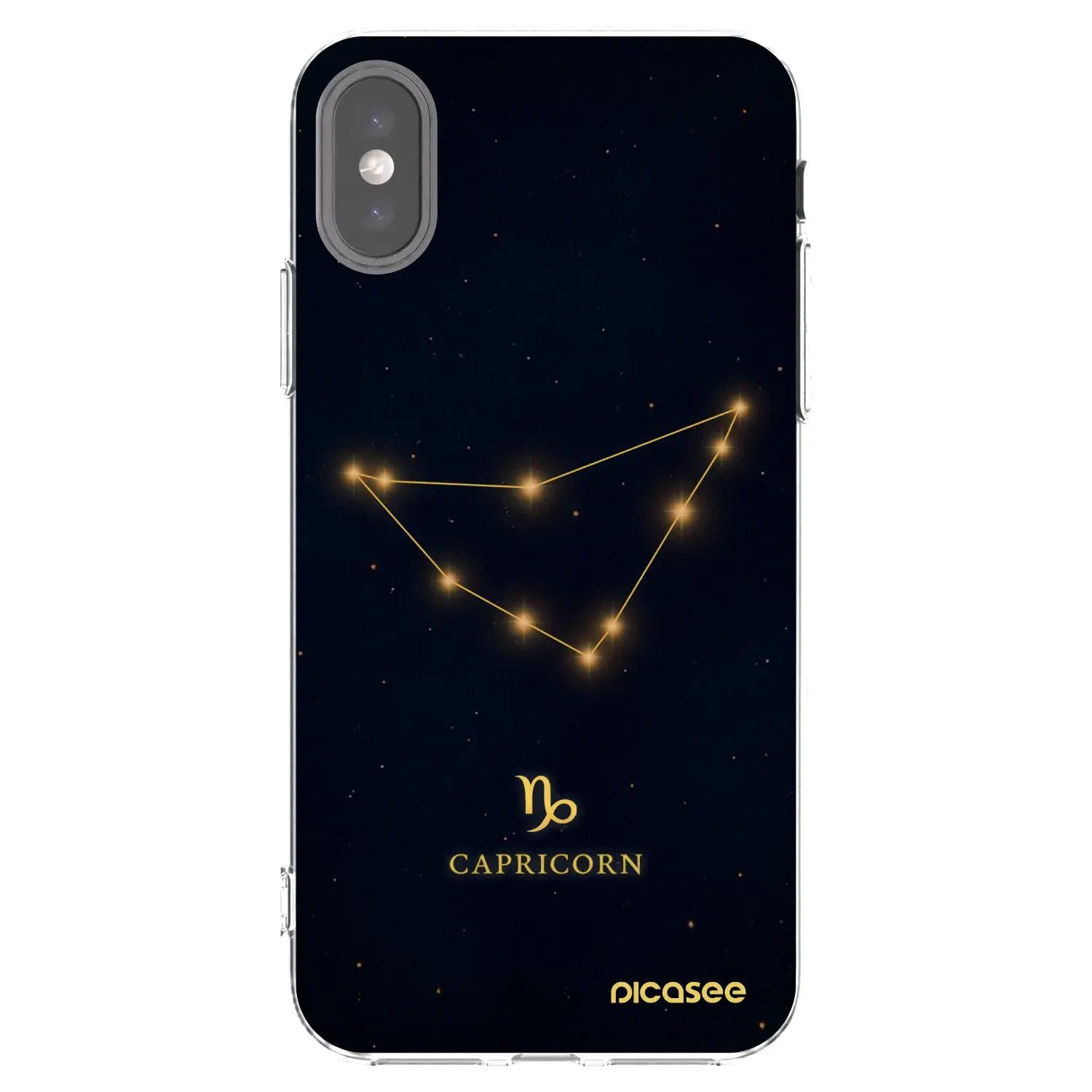 Silikonový průhledný obal pro Apple iPhone X/XS - CAPRICORN