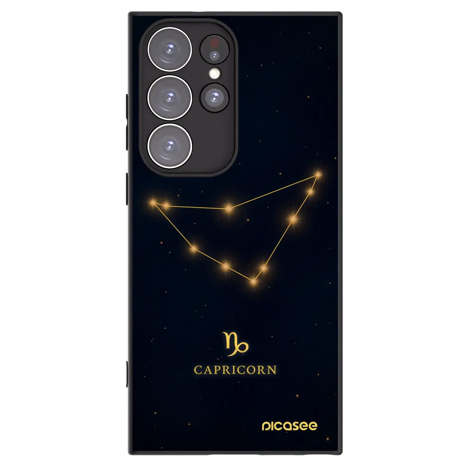 Silikonový černý obal pro Samsung Galaxy S23 Ultra 5G - CAPRICORN