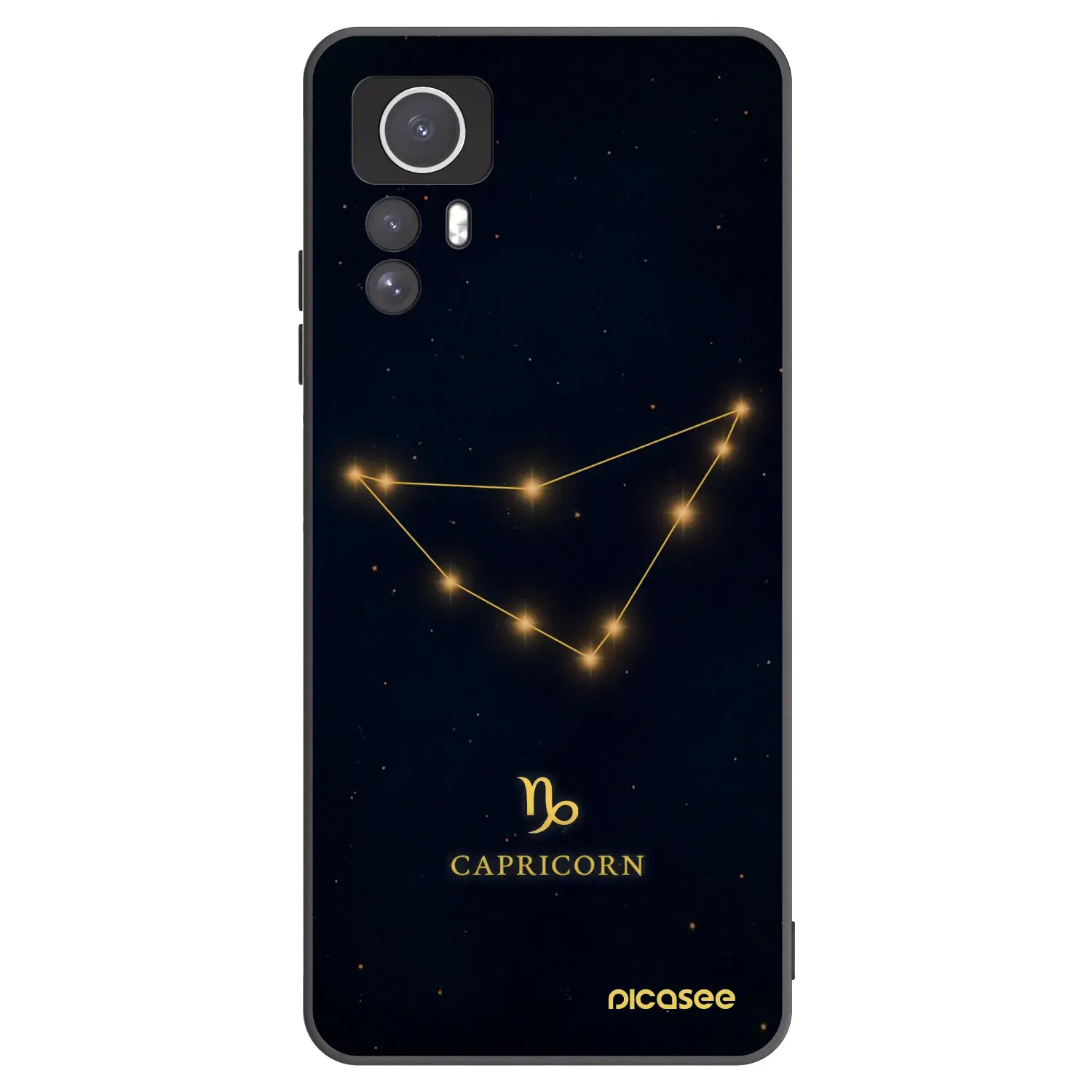 Silikonový černý obal pro Xiaomi Redmi Note 12S - CAPRICORN