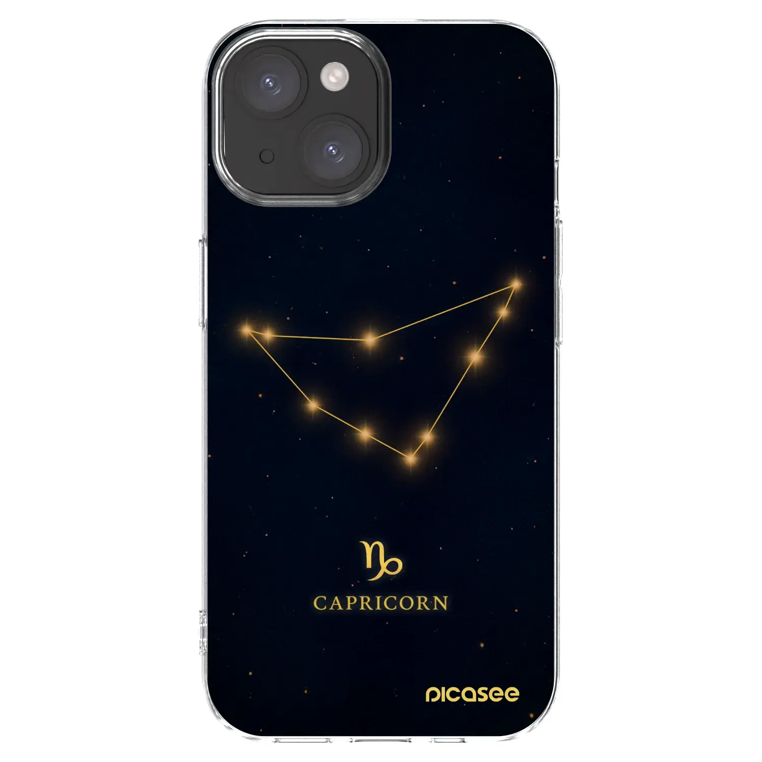 Silikonový průhledný obal pro Apple iPhone 15 - CAPRICORN