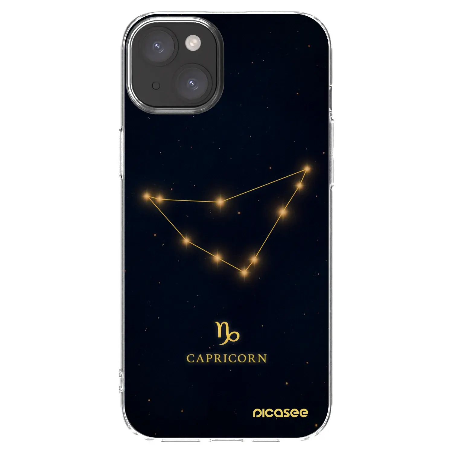Silikonový průhledný obal pro Apple iPhone 15 Plus - CAPRICORN