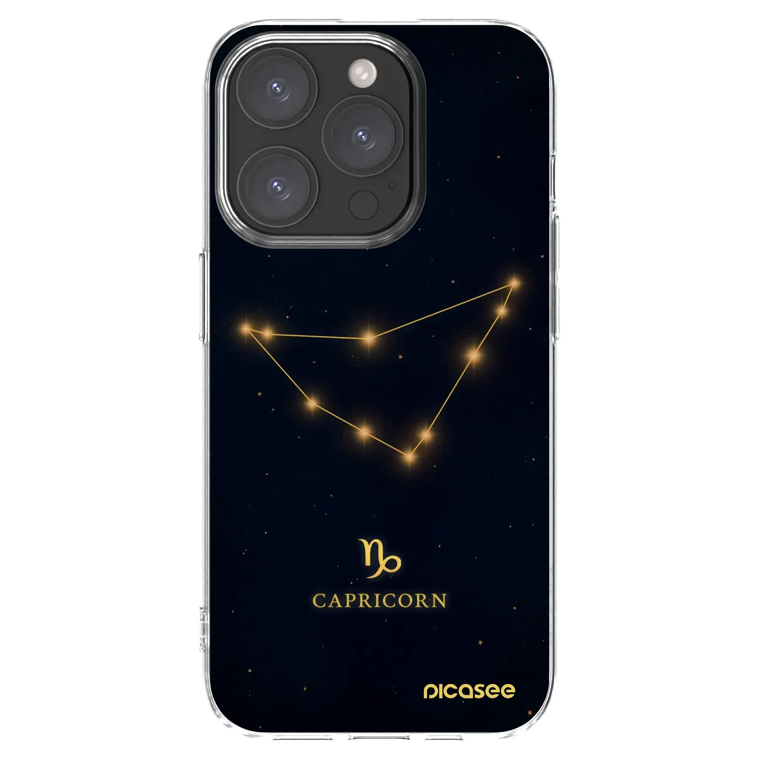 Silikonový průhledný obal pro Apple iPhone 15 Pro - CAPRICORN