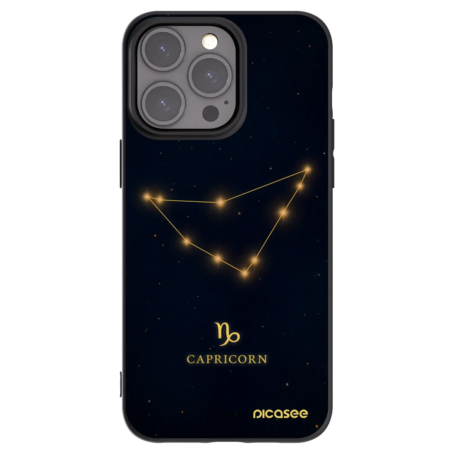 Silikonový černý obal pro Apple iPhone 15 Pro Max - CAPRICORN