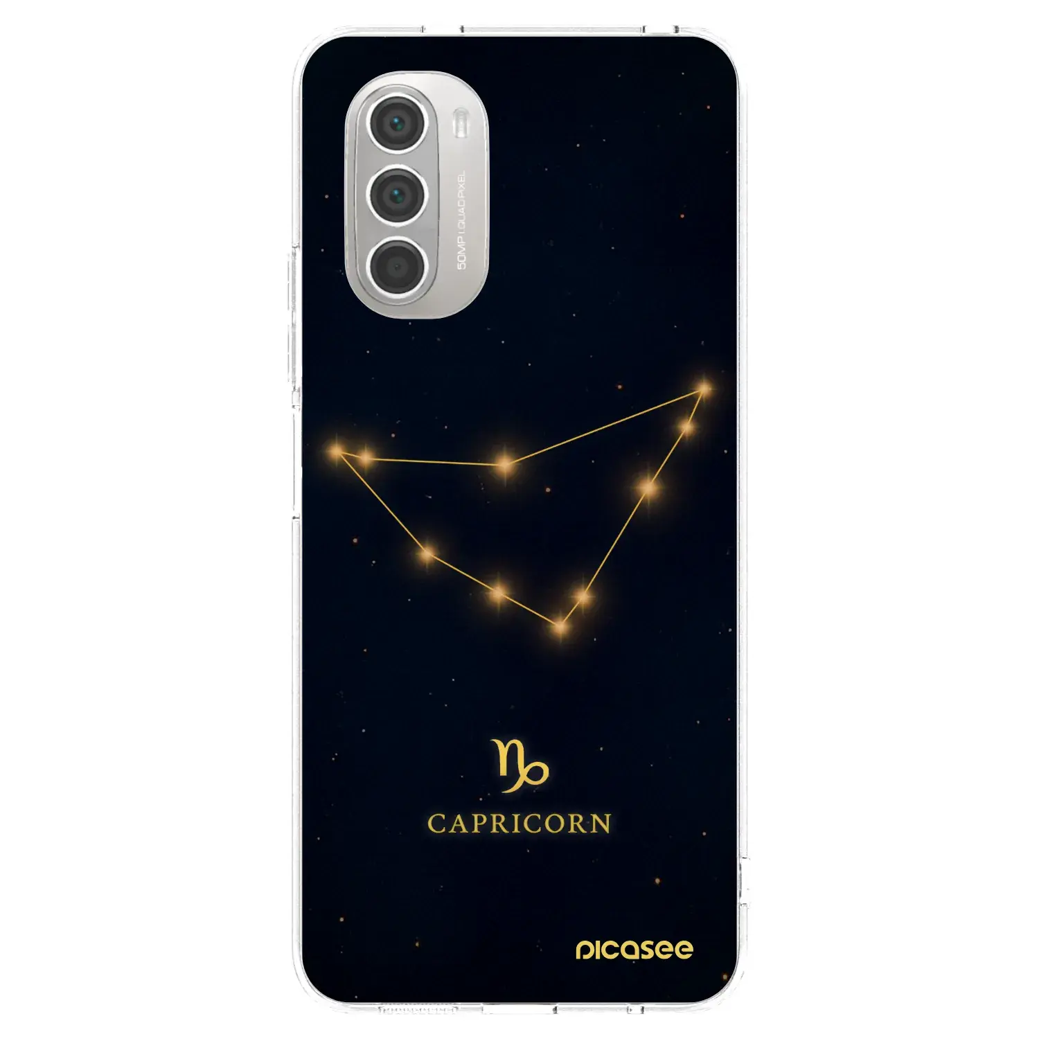 Silikonový průhledný obal pro Motorola Moto G51 - CAPRICORN