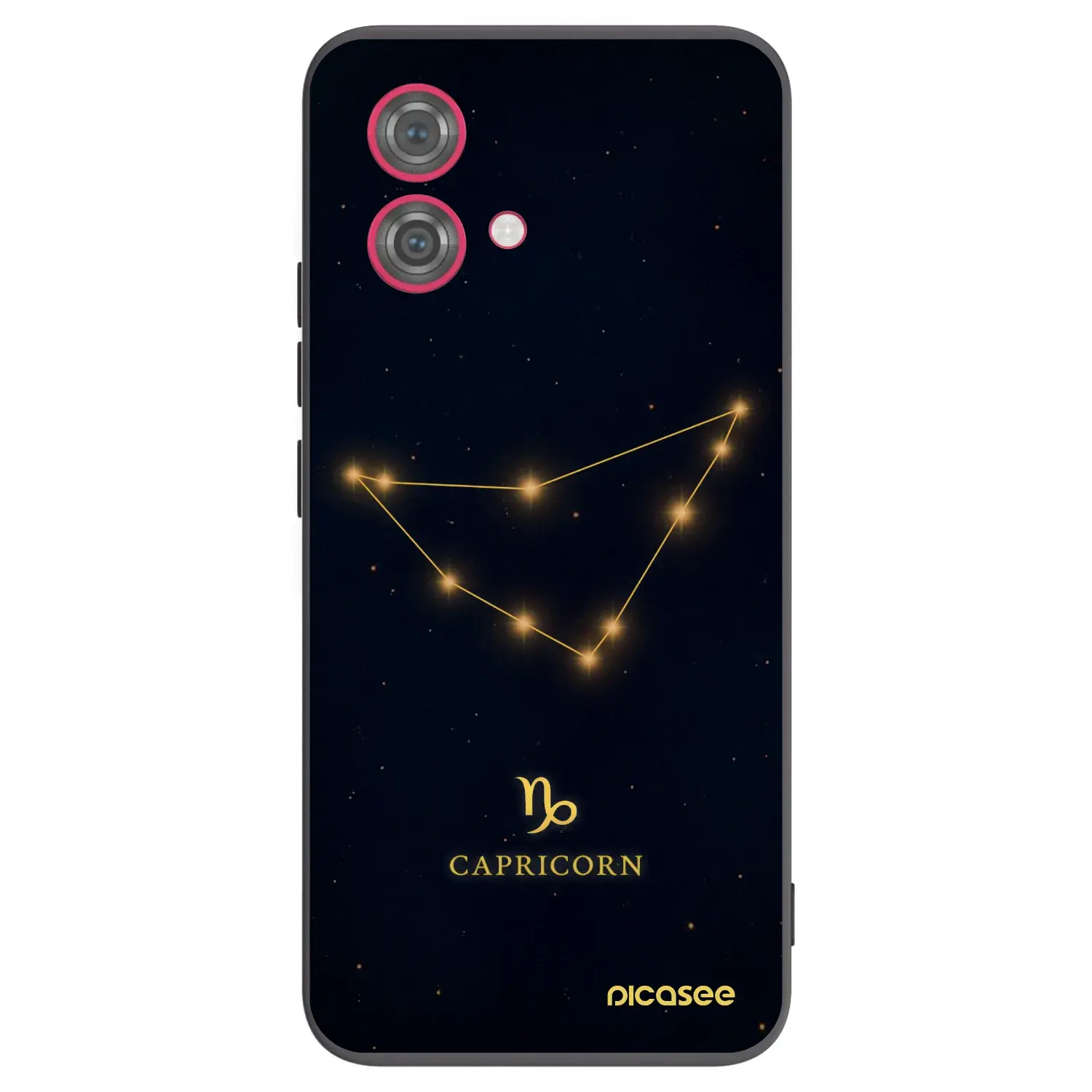 Silikonový černý obal pro Motorola Moto G84 5G - CAPRICORN