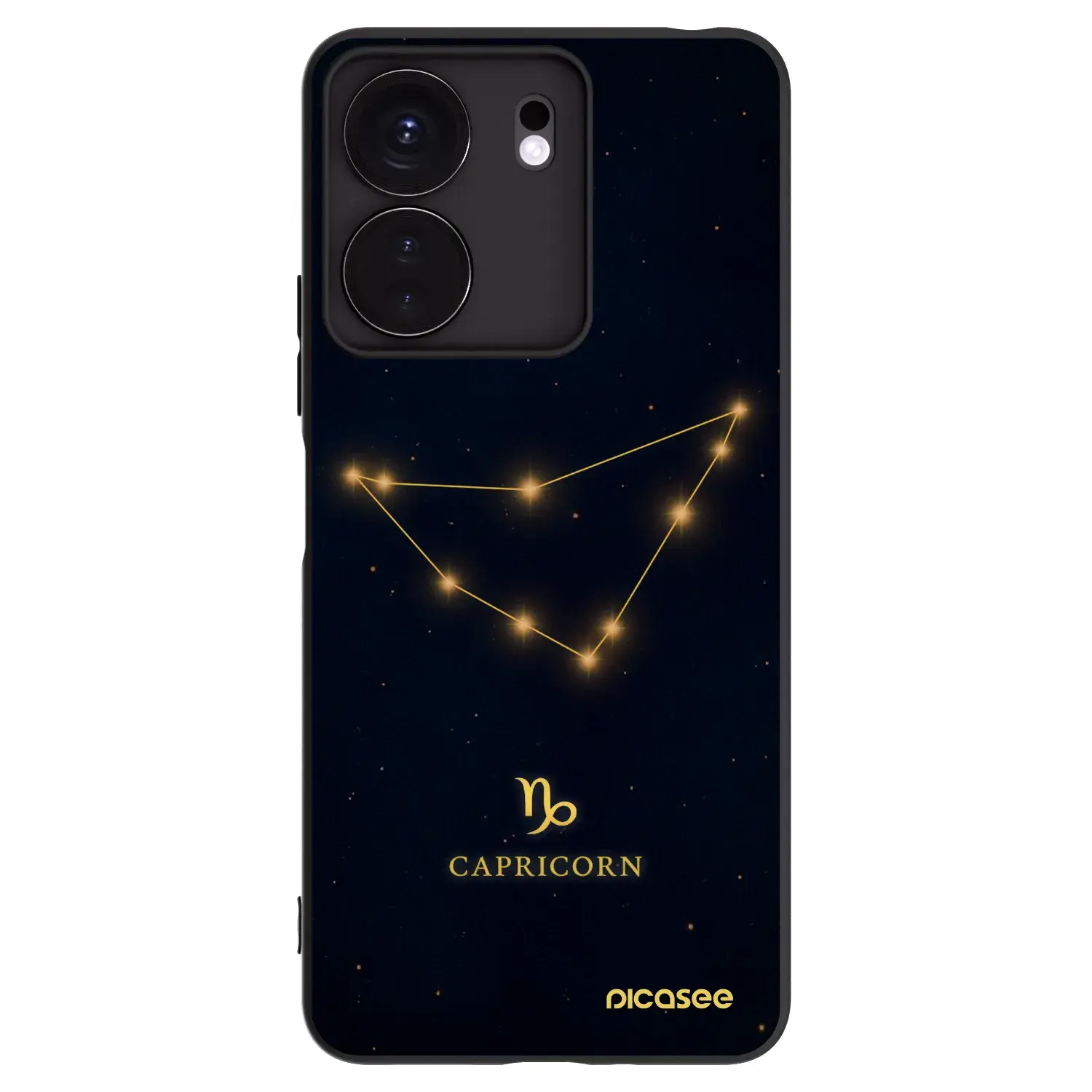 Silikonový černý obal pro Xiaomi Redmi 13C 4G - CAPRICORN