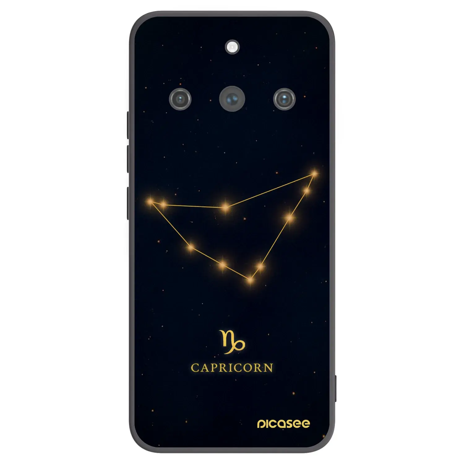 Silikonový černý obal pro Realme 11 Pro+ - CAPRICORN