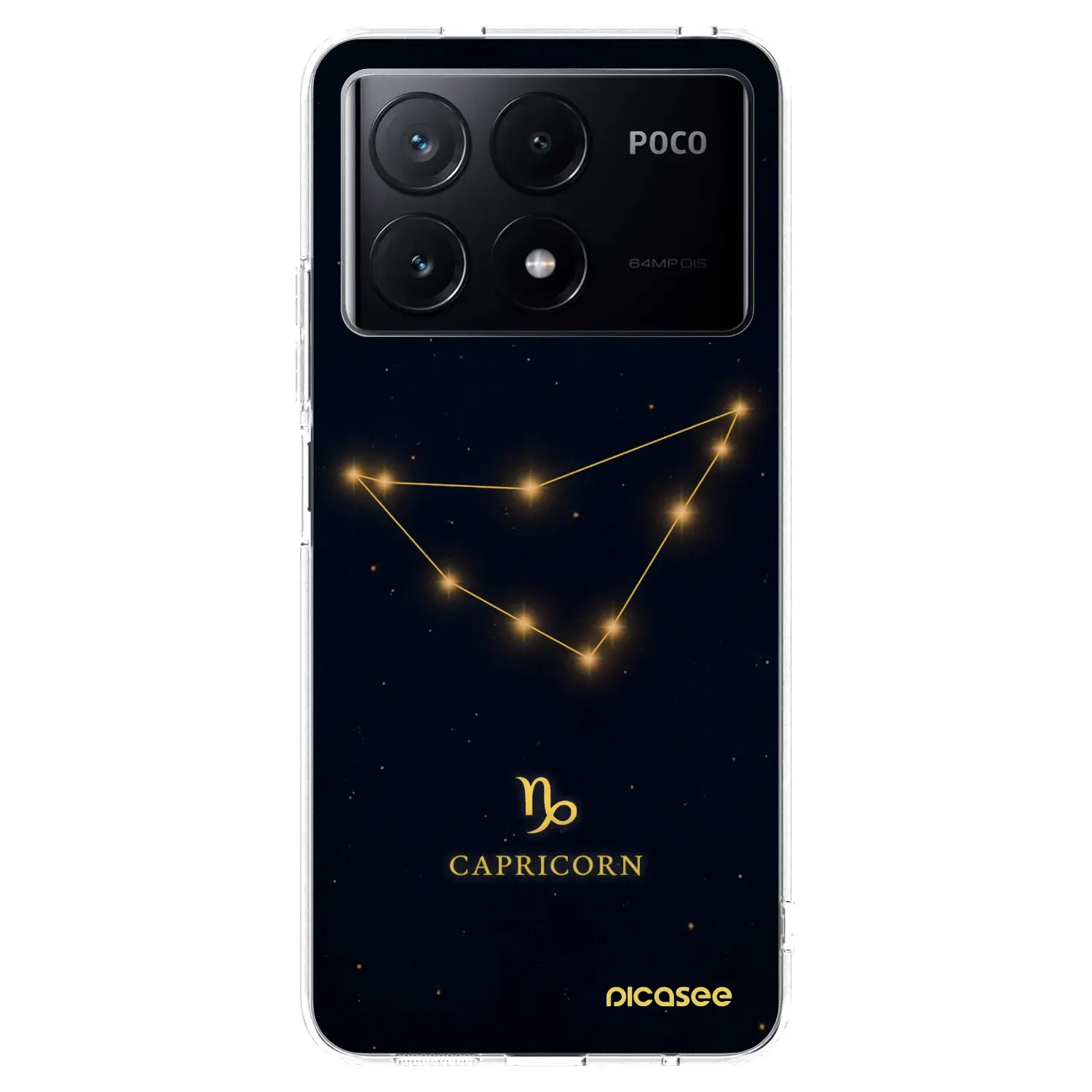 Silikonový průhledný obal pro Xiaomi Poco X6 Pro - CAPRICORN
