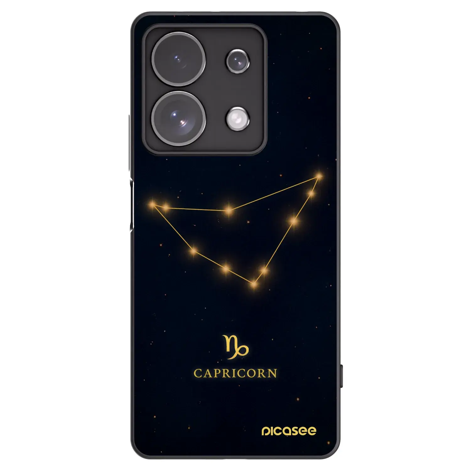 Silikonový černý obal pro Xiaomi Redmi Note 13 Pro 4G - CAPRICORN