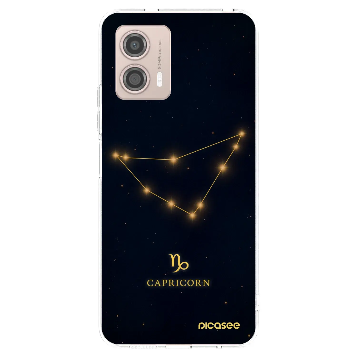 Silikonový průhledný obal pro Motorola Moto G53 5G - CAPRICORN