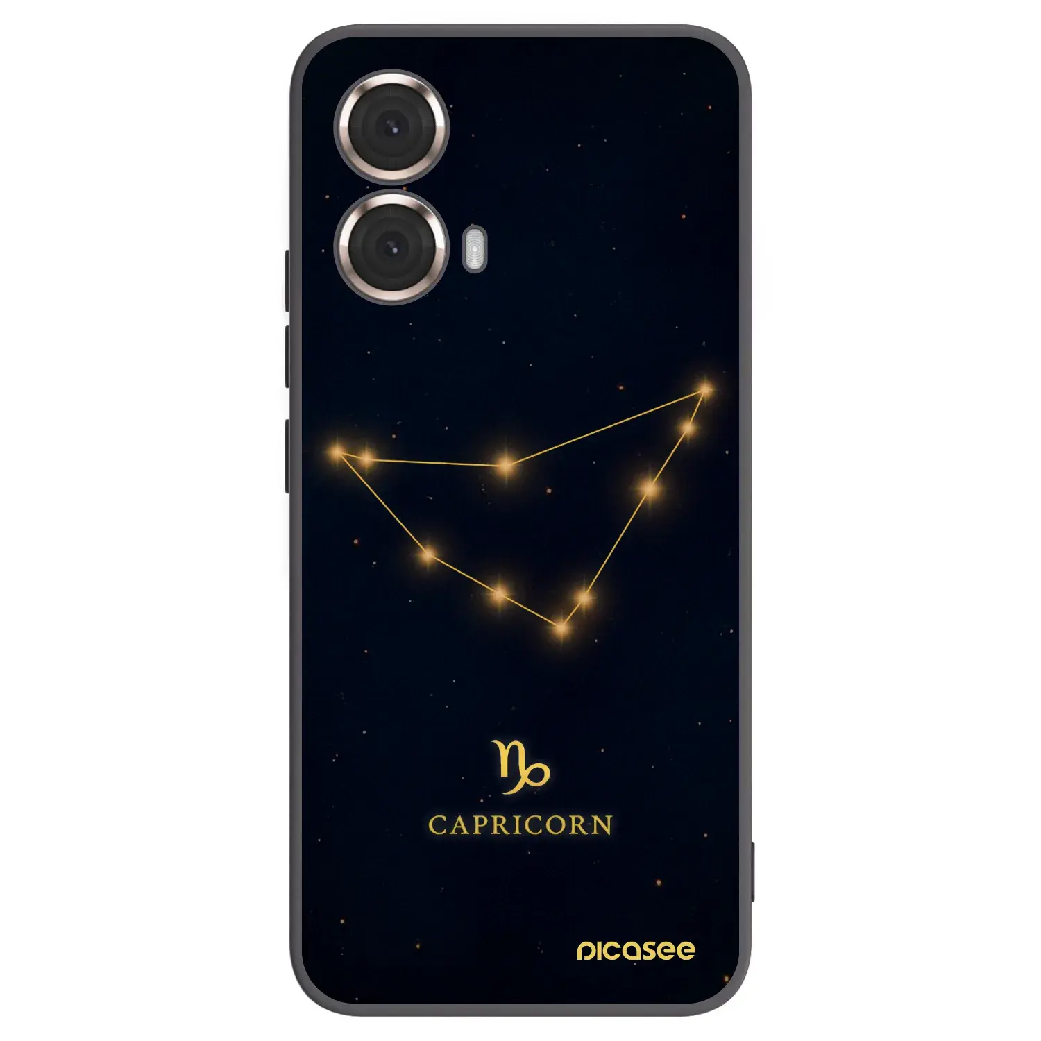 Silikonový černý obal pro Motorola Moto G85 - CAPRICORN