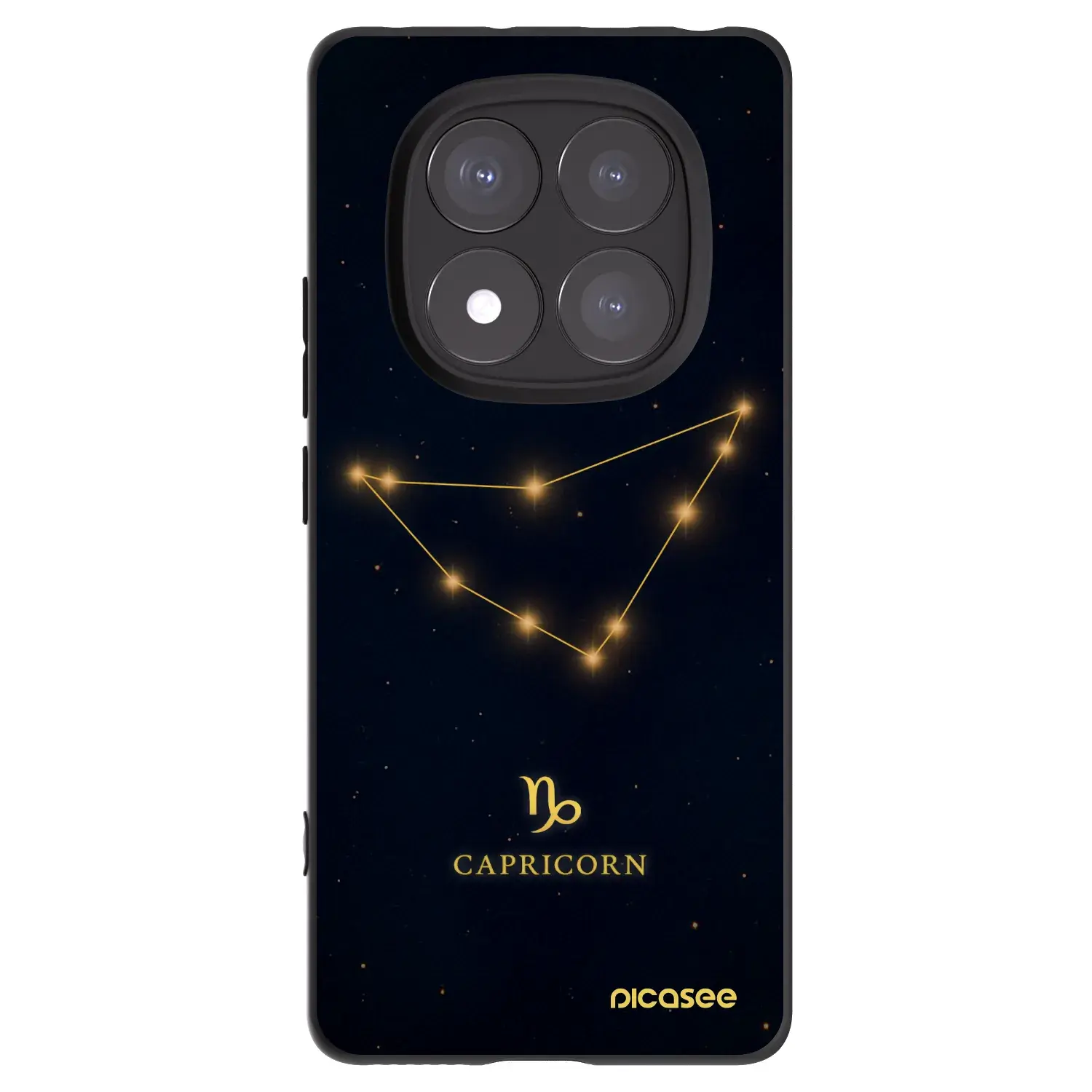 Silikonový černý obal pro Xiaomi Redmi Note 14 Pro 5G - CAPRICORN