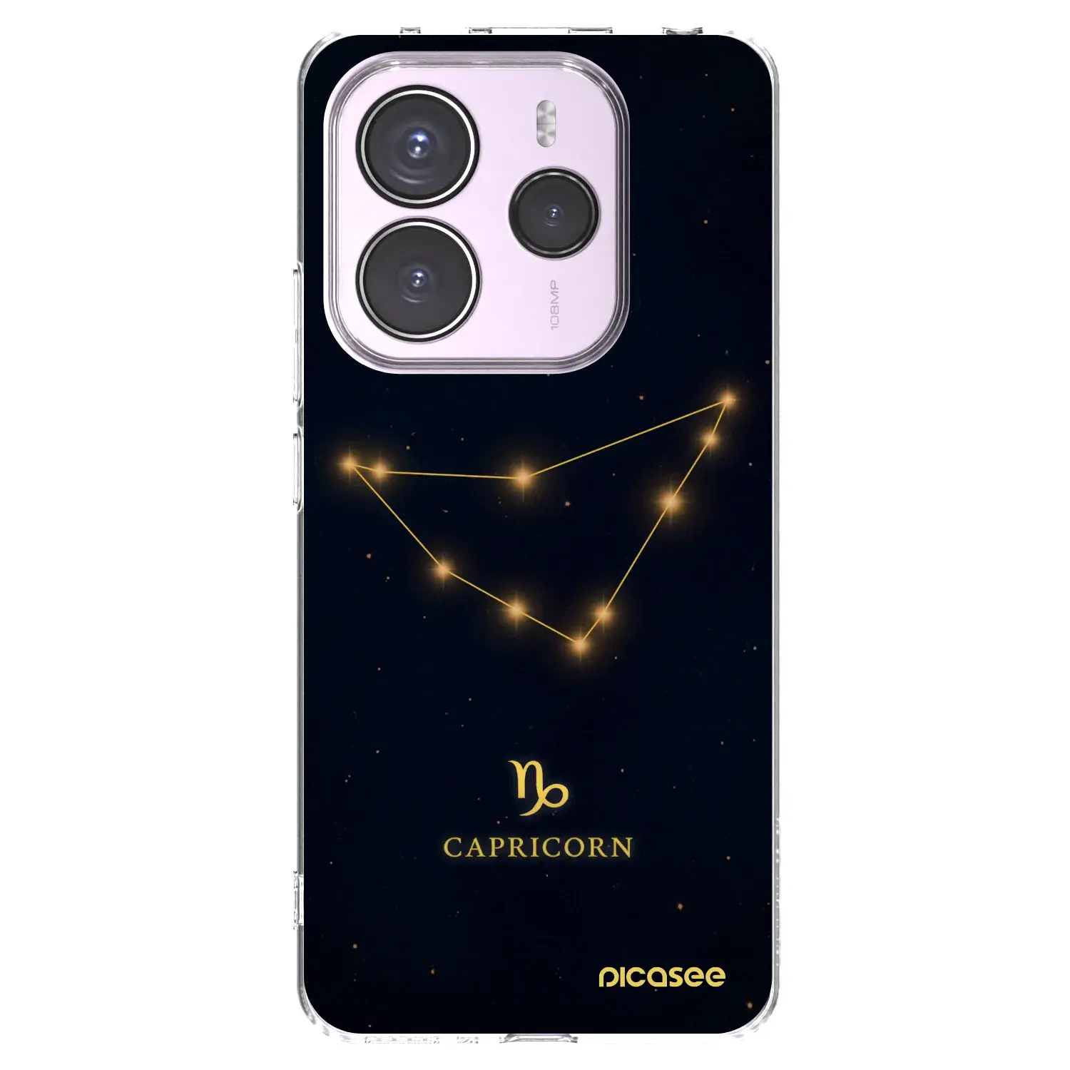 Silikonový průhledný obal pro Xiaomi Redmi Note 14 5G - CAPRICORN