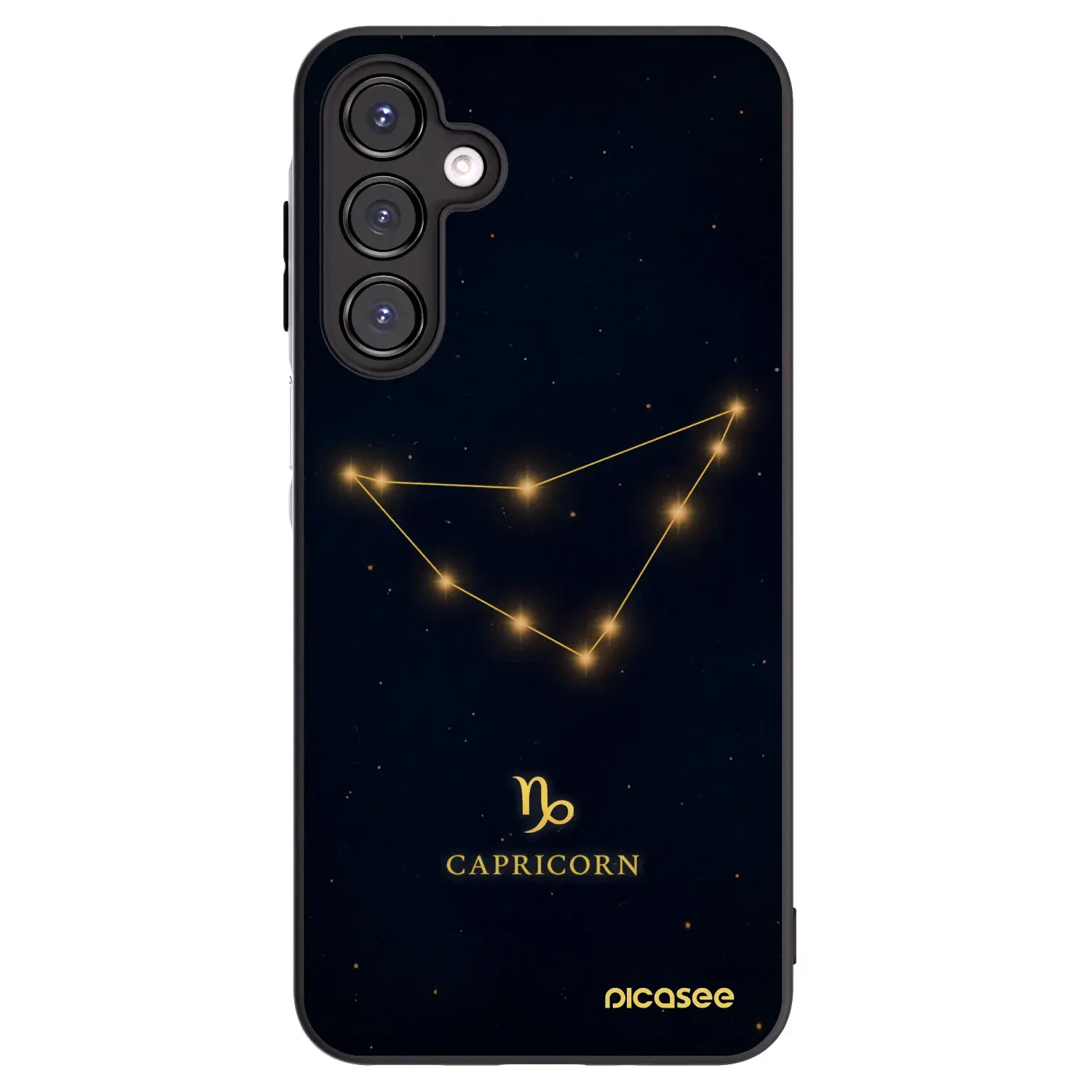 Silikonový černý obal pro Samsung Galaxy A16 5G - CAPRICORN