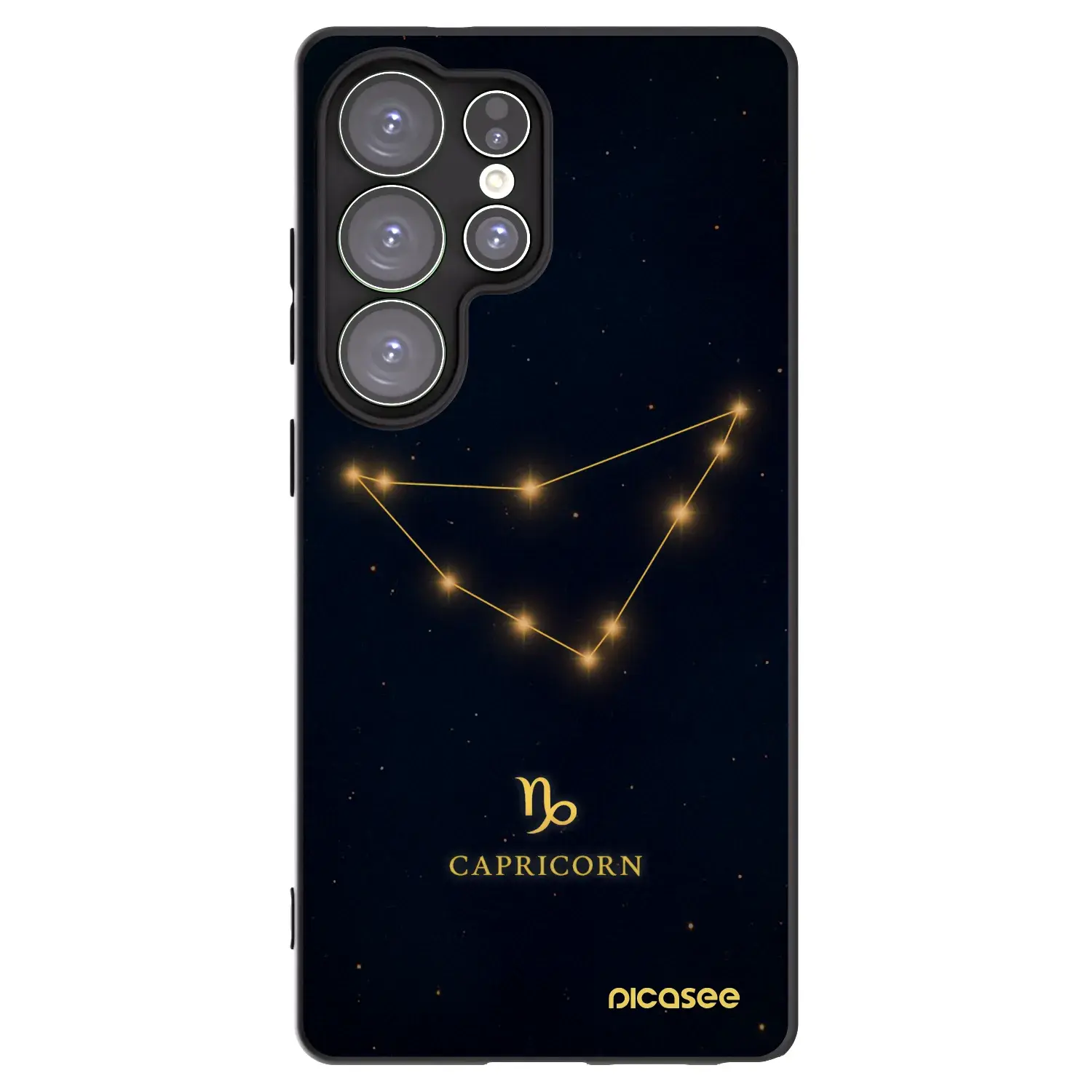 Silikonový černý obal pro Samsung Galaxy S25 Ultra 5G - CAPRICORN