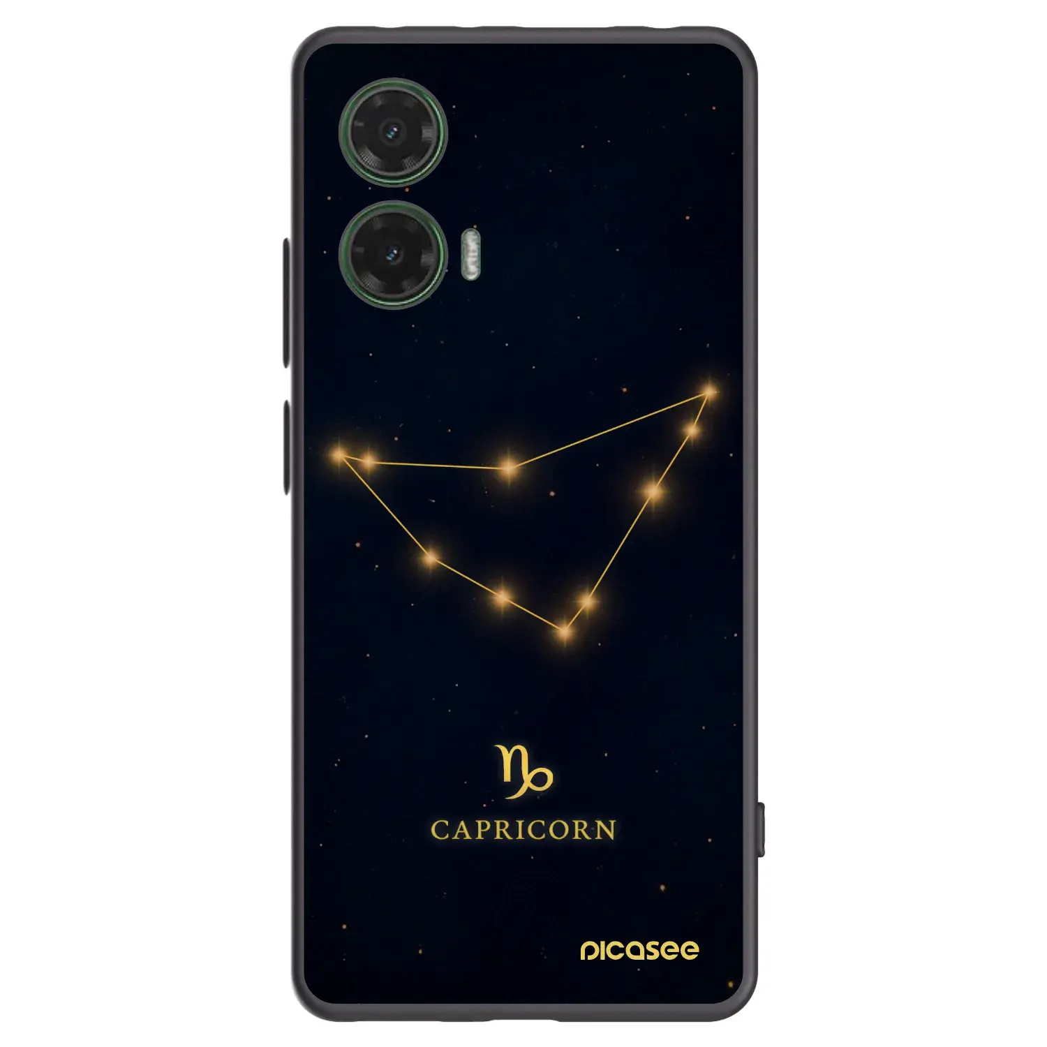 Silikonový černý obal pro Motorola Moto G35 5G - CAPRICORN