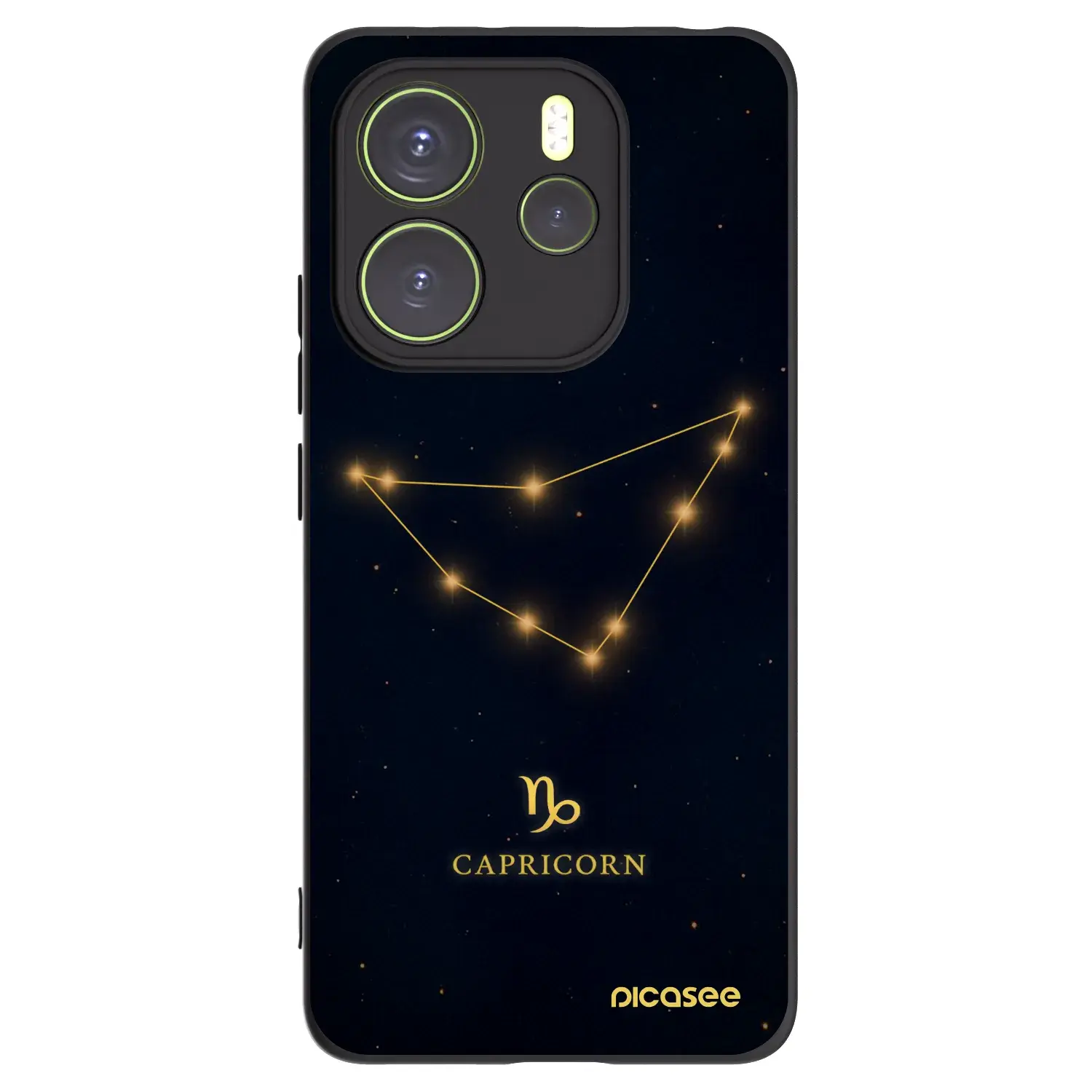 Silikonový černý obal pro Xiaomi Redmi Note 14 4G - CAPRICORN