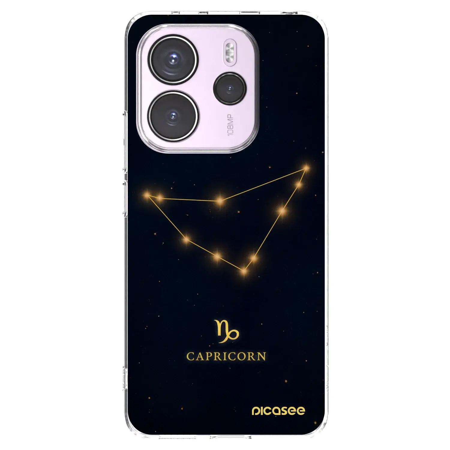 Silikonový průhledný obal pro Xiaomi Redmi Note 14 4G - CAPRICORN