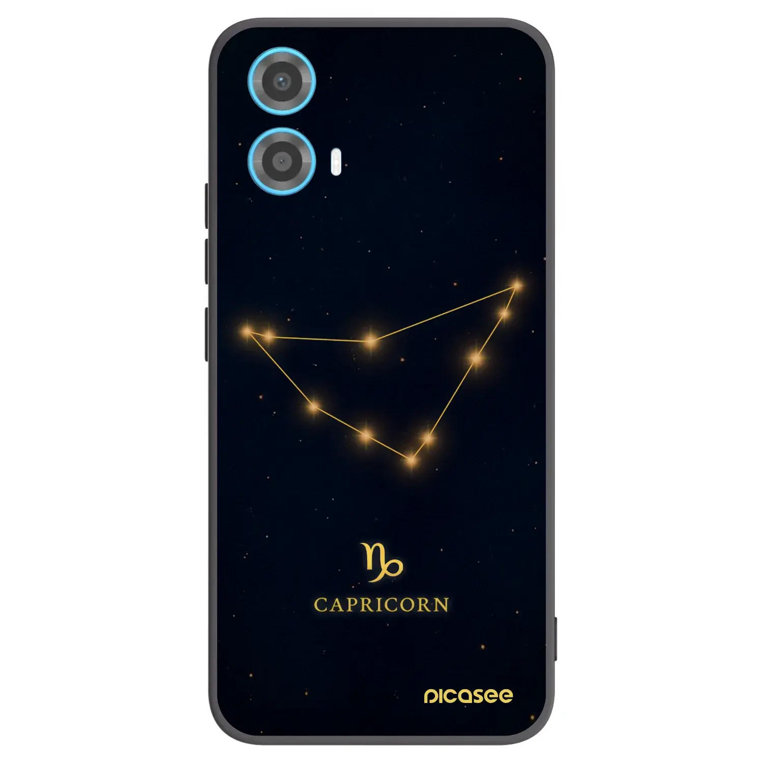 Silikonový černý obal pro Motorola Moto G34 5G - CAPRICORN