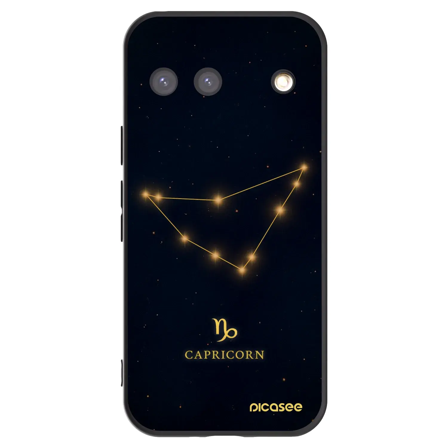 Silikonový černý obal pro Google Pixel 9 - CAPRICORN