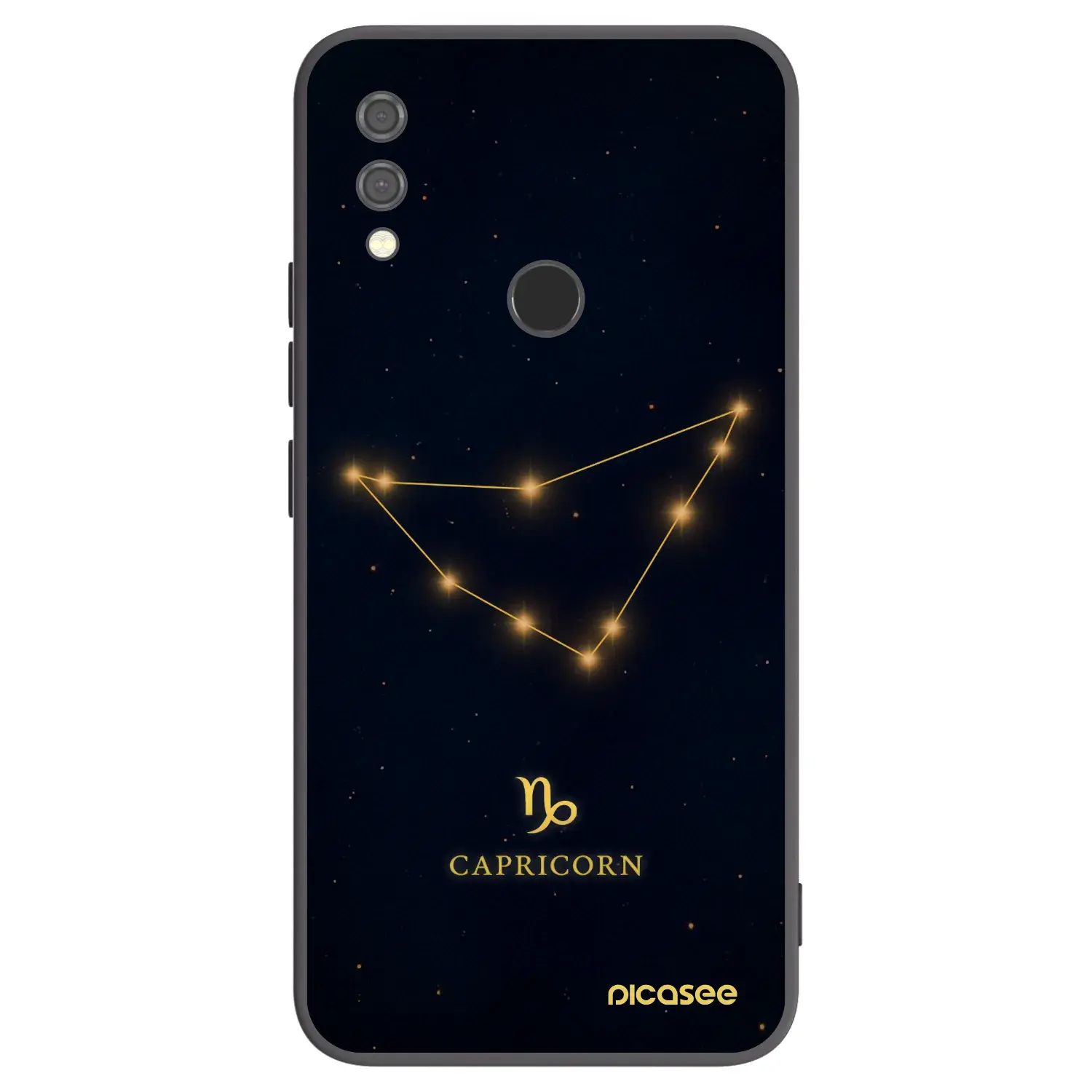 Silikonový černý obal pro Xiaomi Redmi Note 7 - CAPRICORN