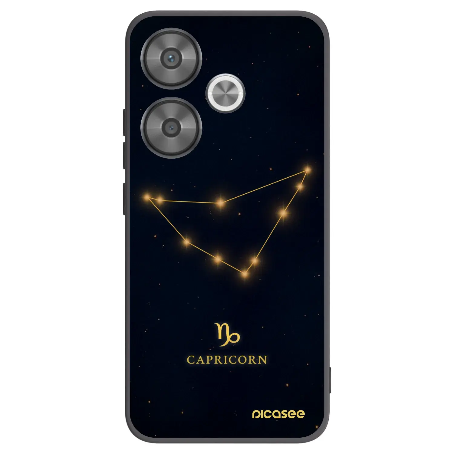 Silikonový černý obal pro Xiaomi Poco F6 - CAPRICORN