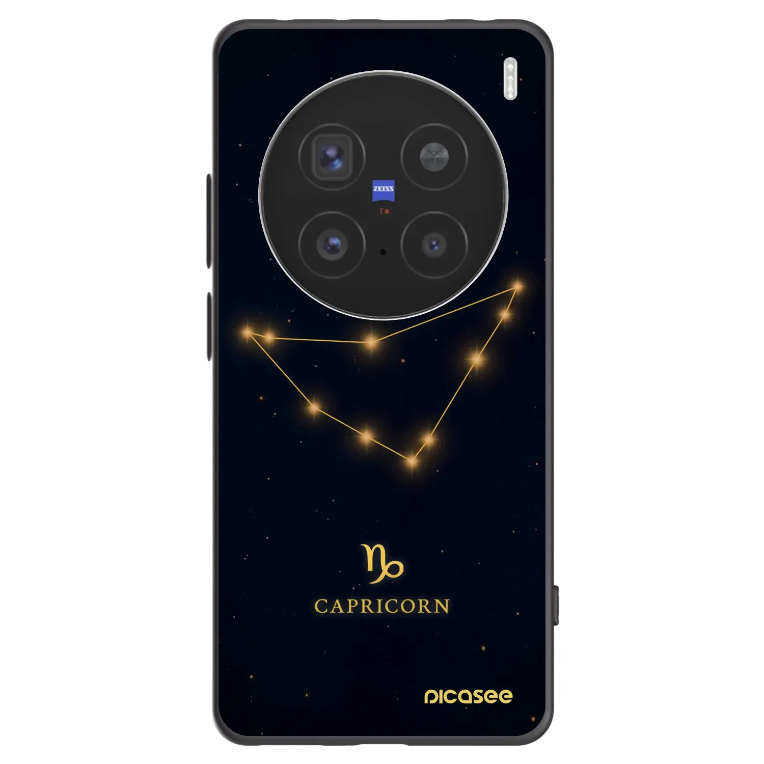 Silikonový černý obal pro Vivo X200 Pro - CAPRICORN