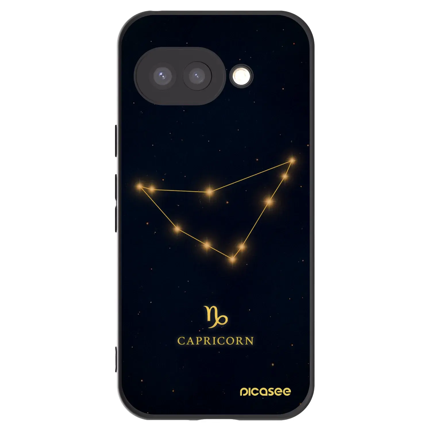 Silikonový černý obal pro Google Pixel 9a - CAPRICORN