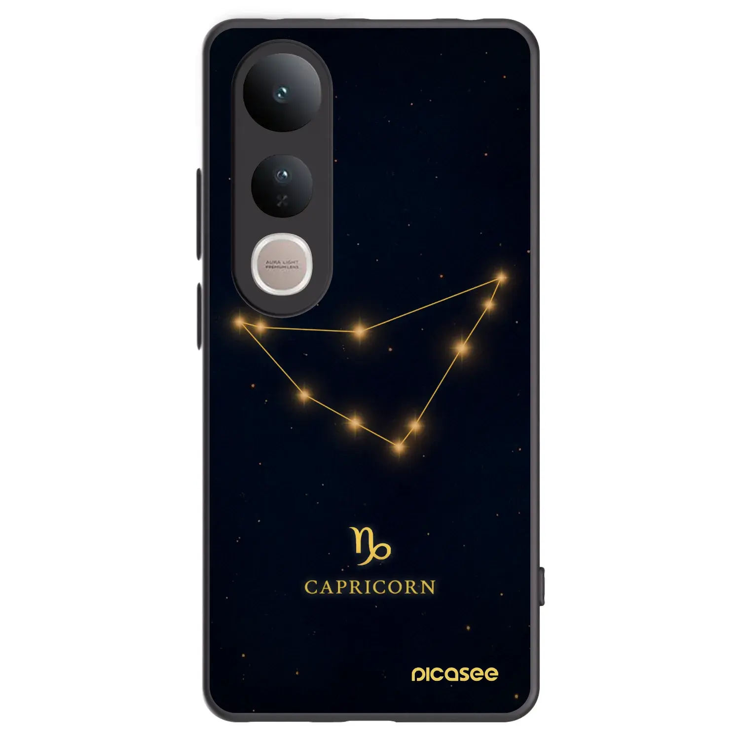 Silikonový černý obal pro Vivo V50 Lite 5G - CAPRICORN