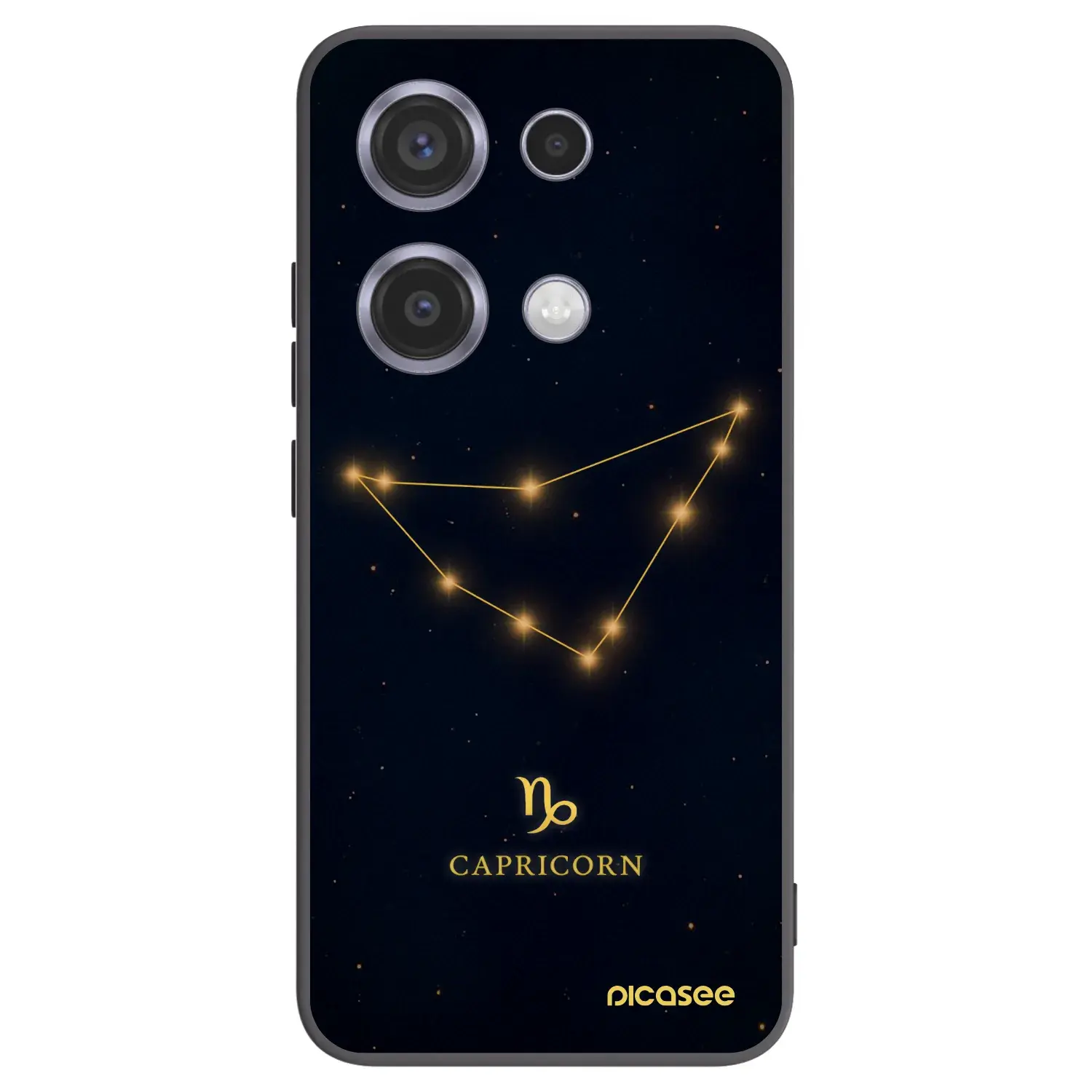 Silikonový černý obal pro Xiaomi Redmi Note 14S - CAPRICORN