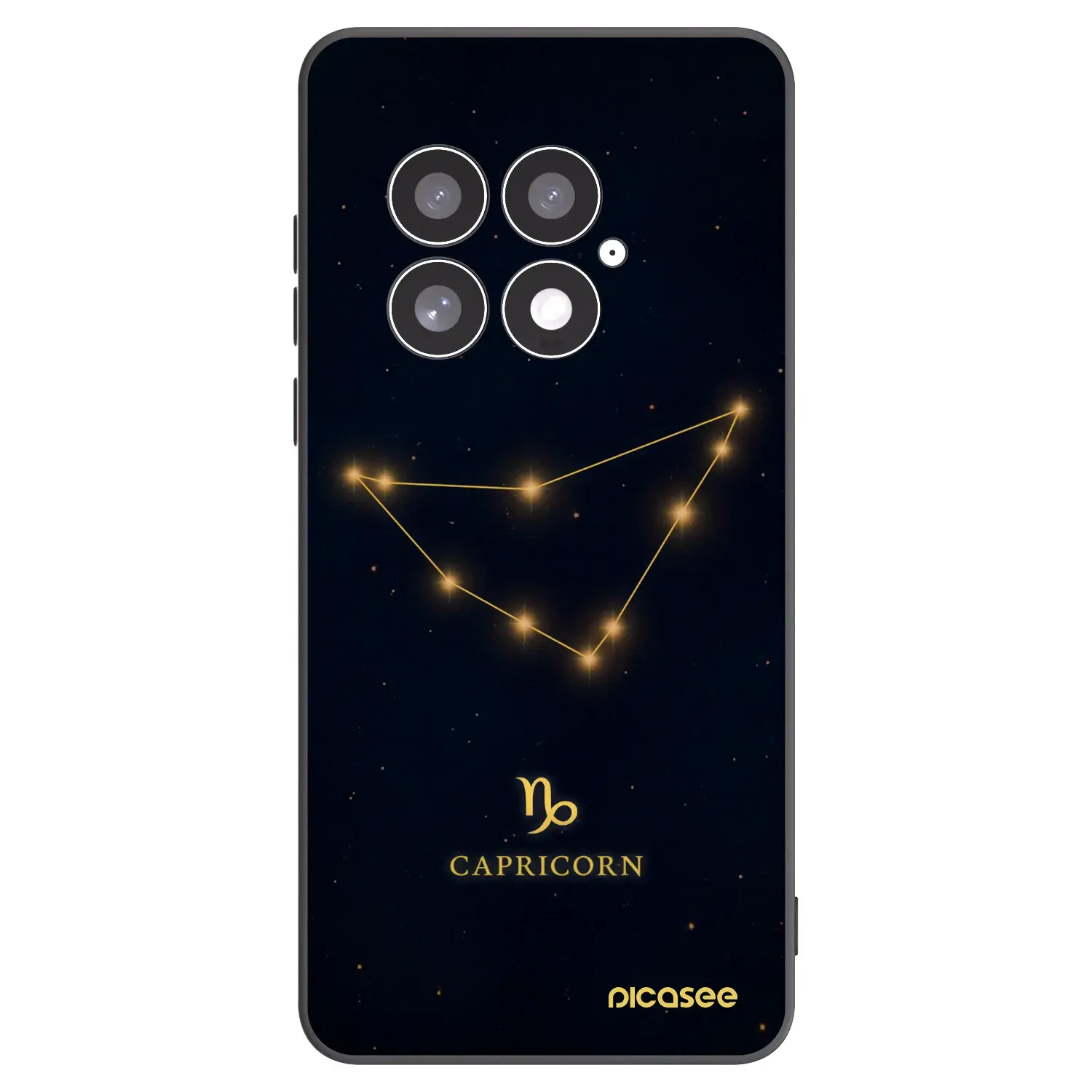 Silikonový černý obal pro OnePlus 13 5G - CAPRICORN