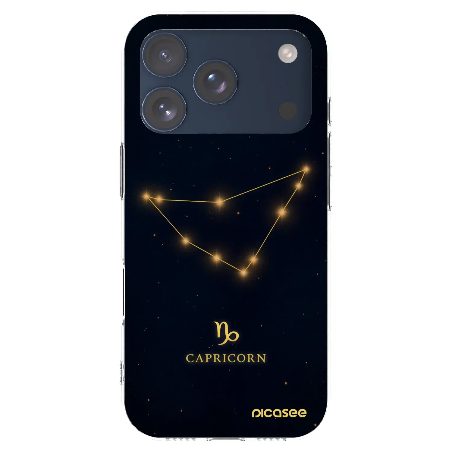 Silikonový průhledný obal pro Apple iPhone 17 Pro - CAPRICORN