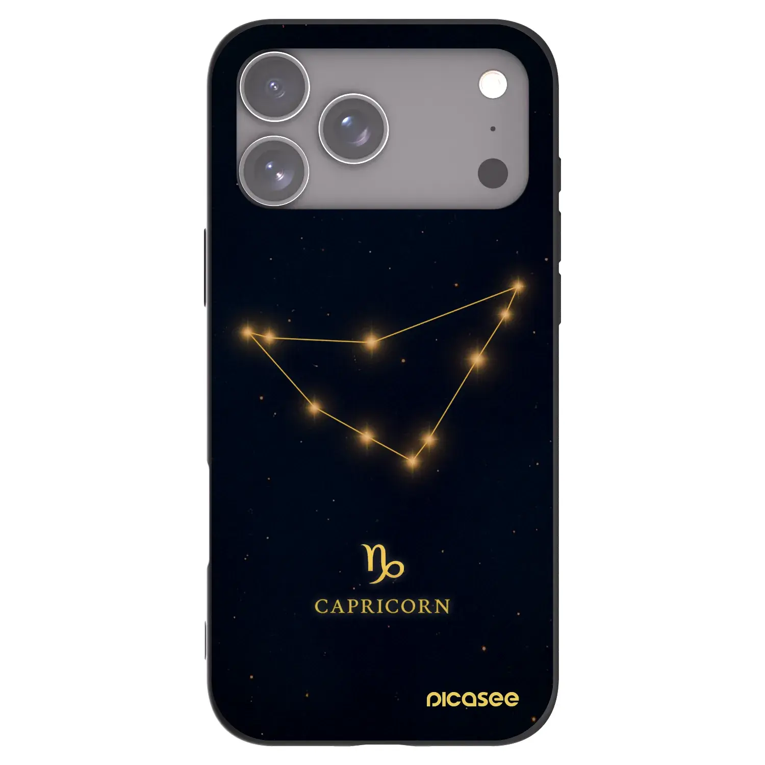 Silikonový černý obal pro Apple iPhone 17 Pro Max - CAPRICORN