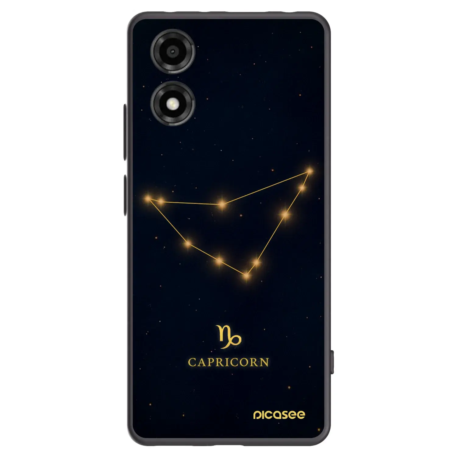 Silikonový černý obal pro Motorola Moto E14 - CAPRICORN