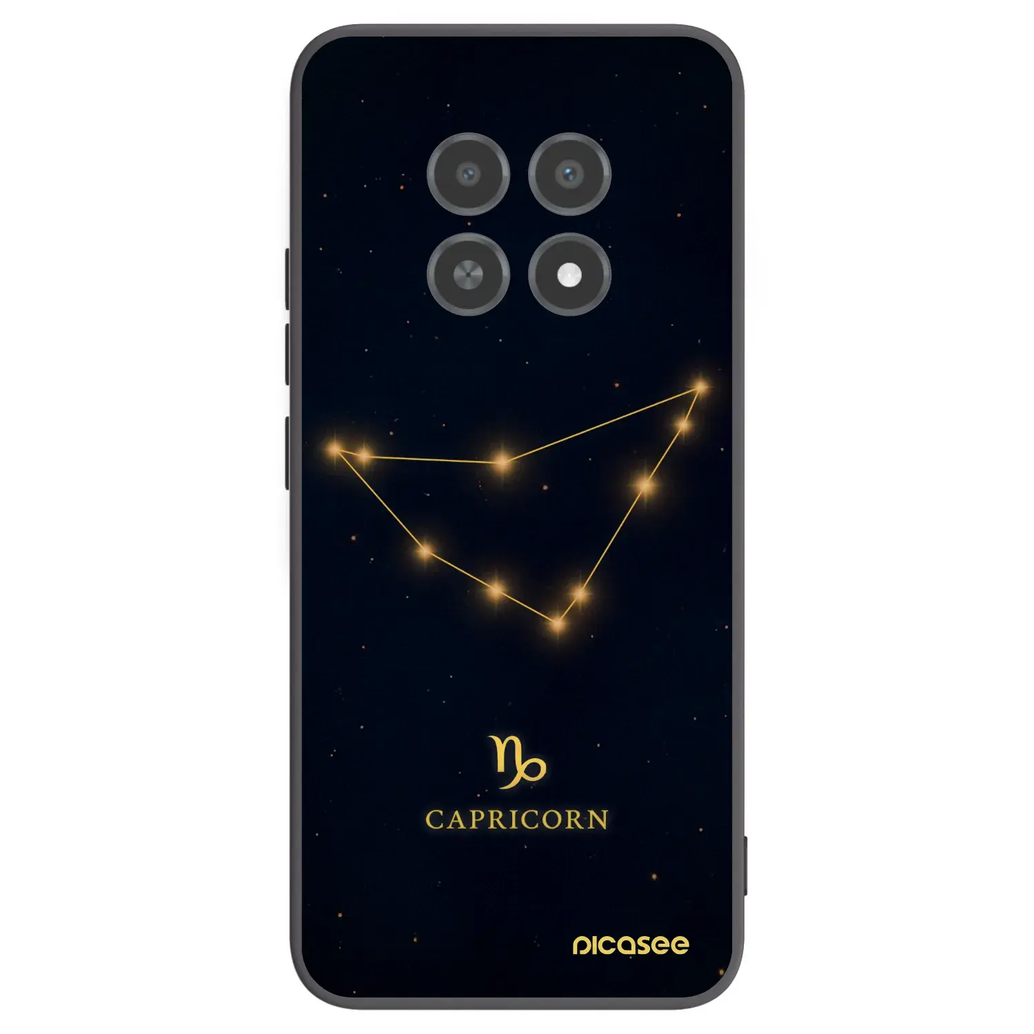 Silikonový černý obal pro Realme 12X - CAPRICORN