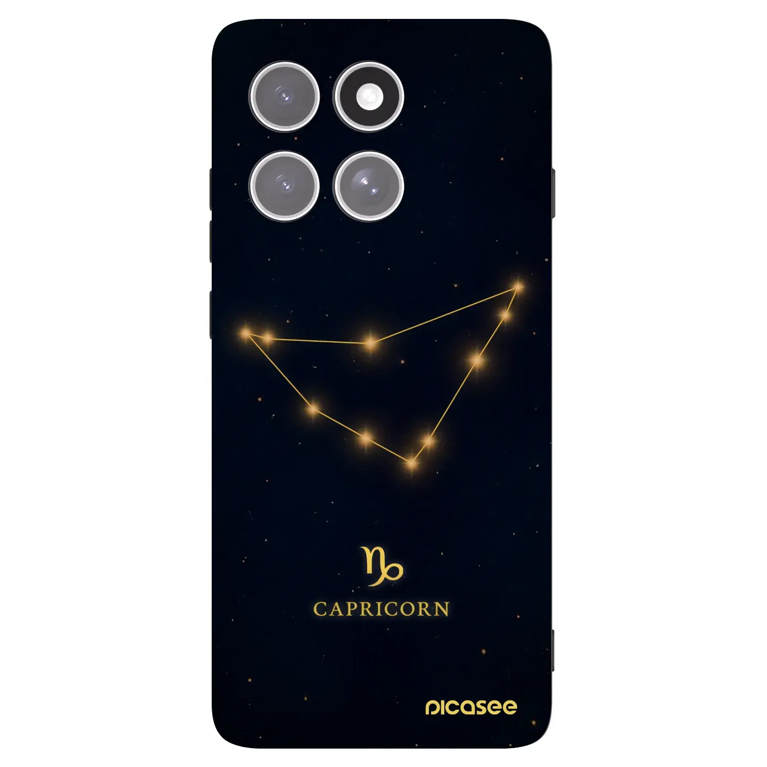 Silikonový černý obal pro Motorola Edge 60 Pro - CAPRICORN