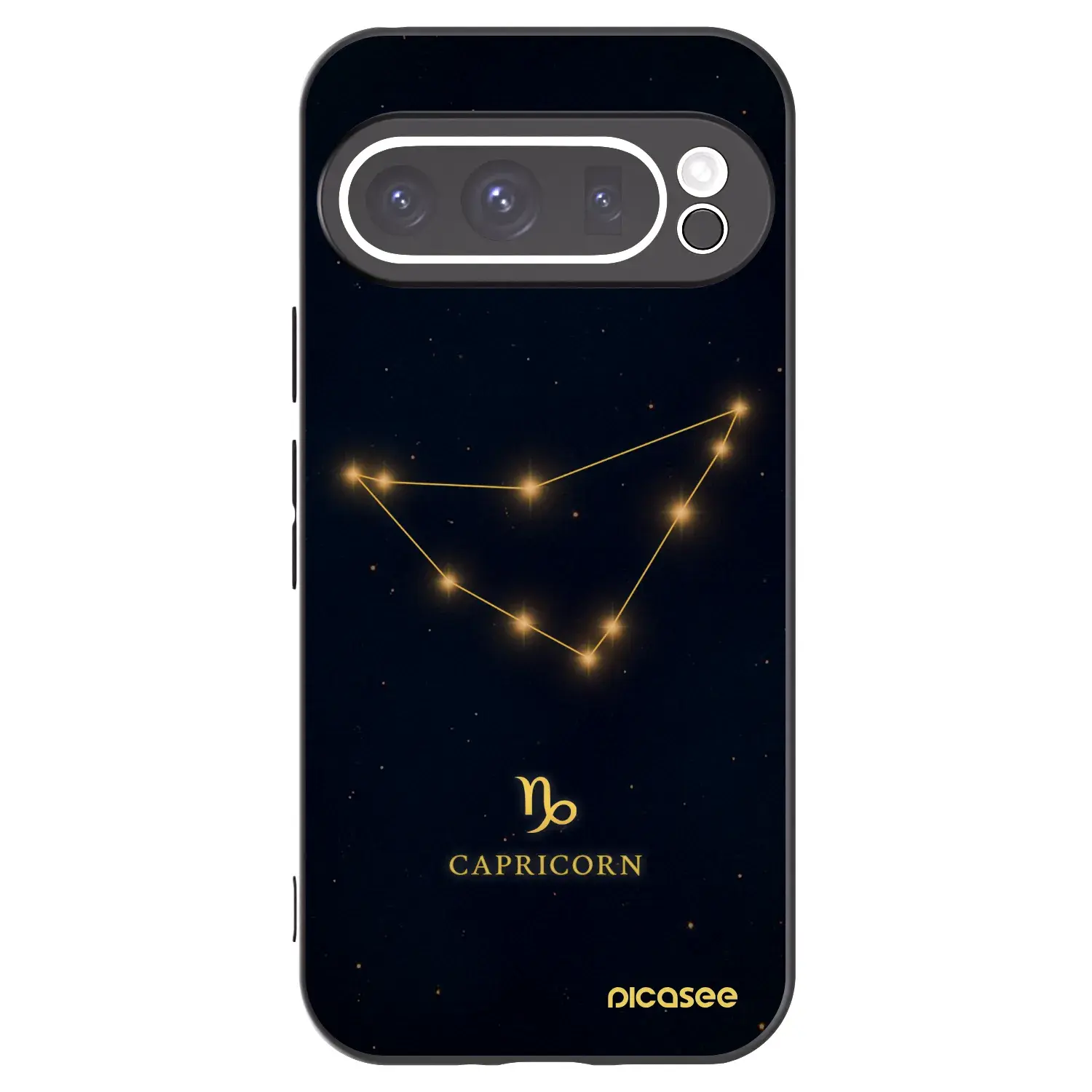 Silikonový černý obal pro Google Pixel 9 Pro XL - CAPRICORN