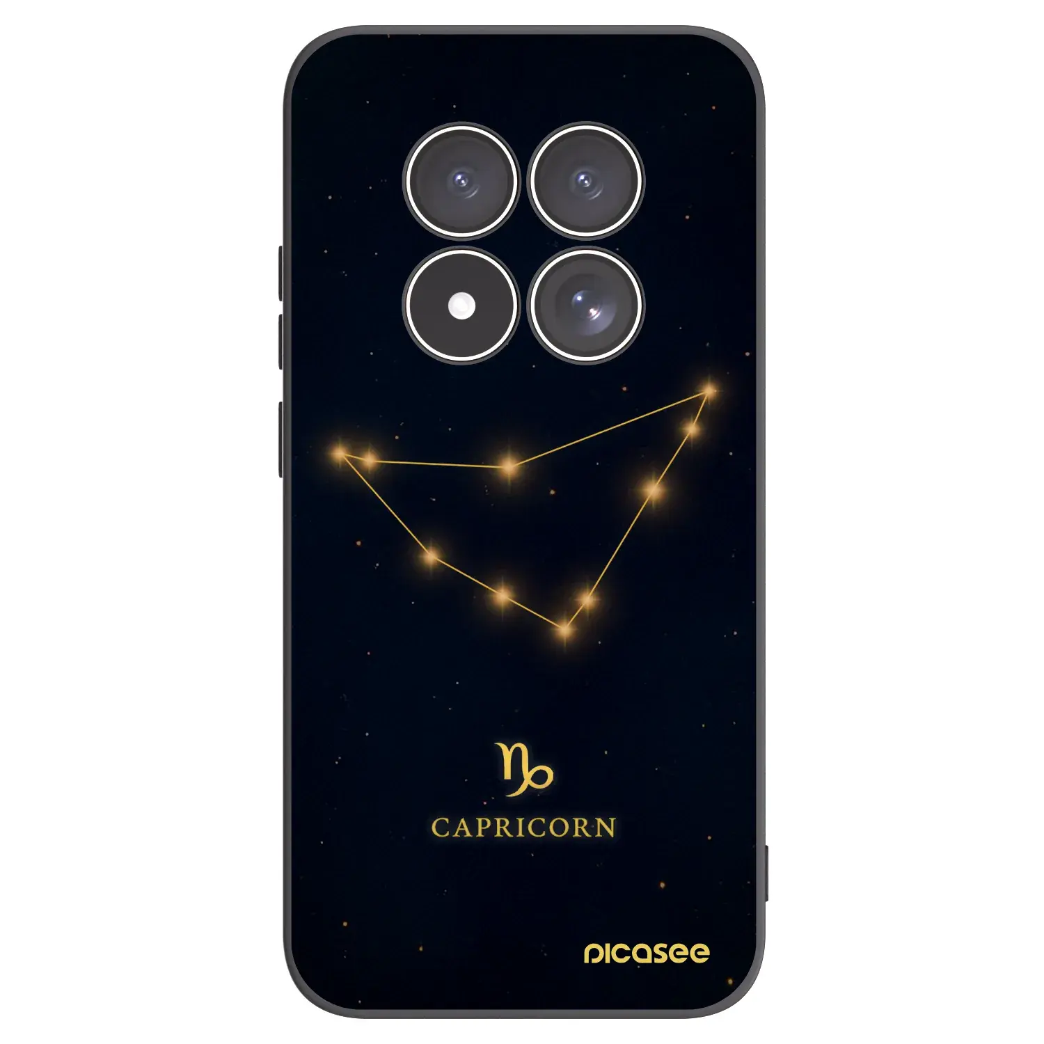 Silikonový černý obal pro Xiaomi Redmi Note 15 Pro 4G - CAPRICORN