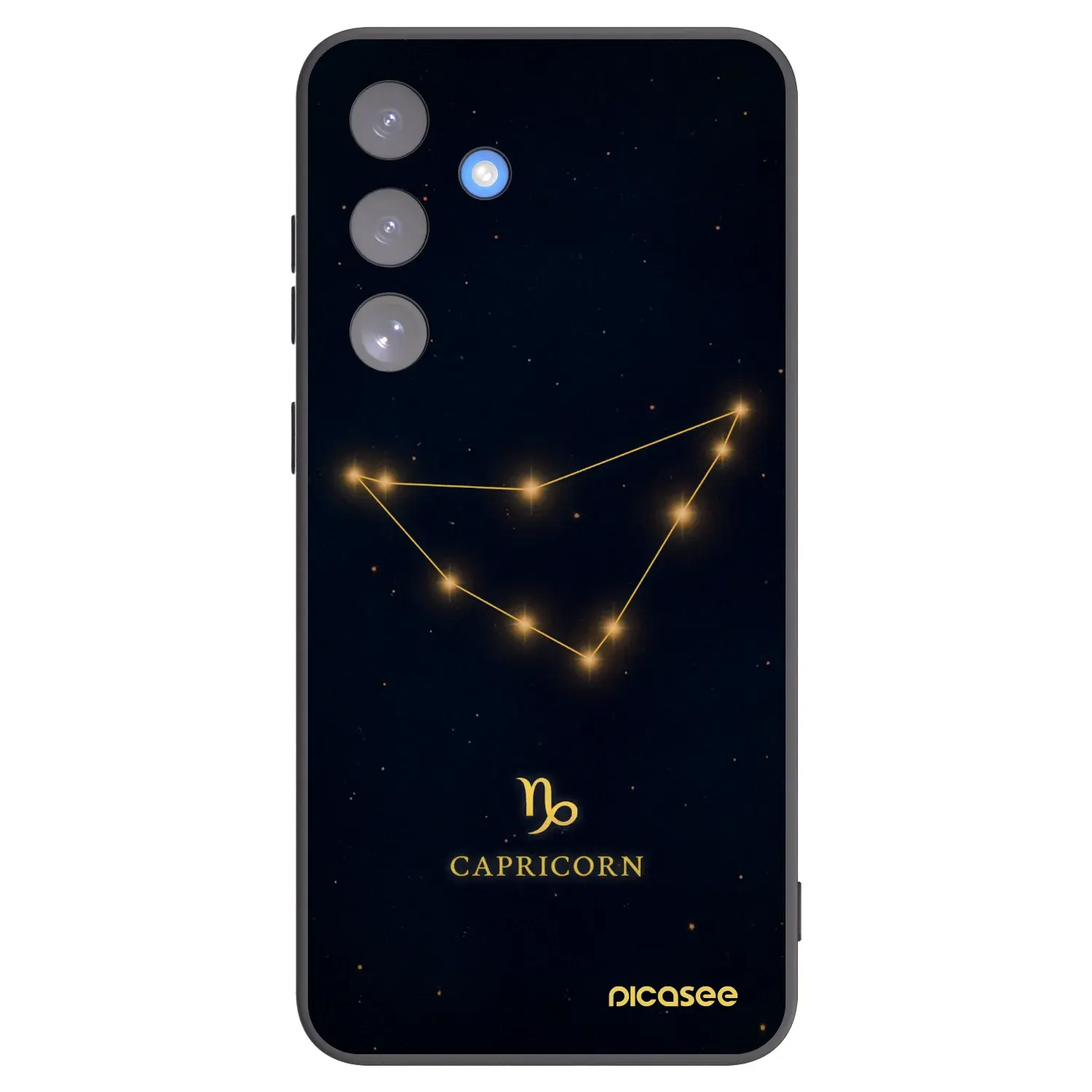 Silikonový černý obal pro Samsung Galaxy S25 FE 5G - CAPRICORN