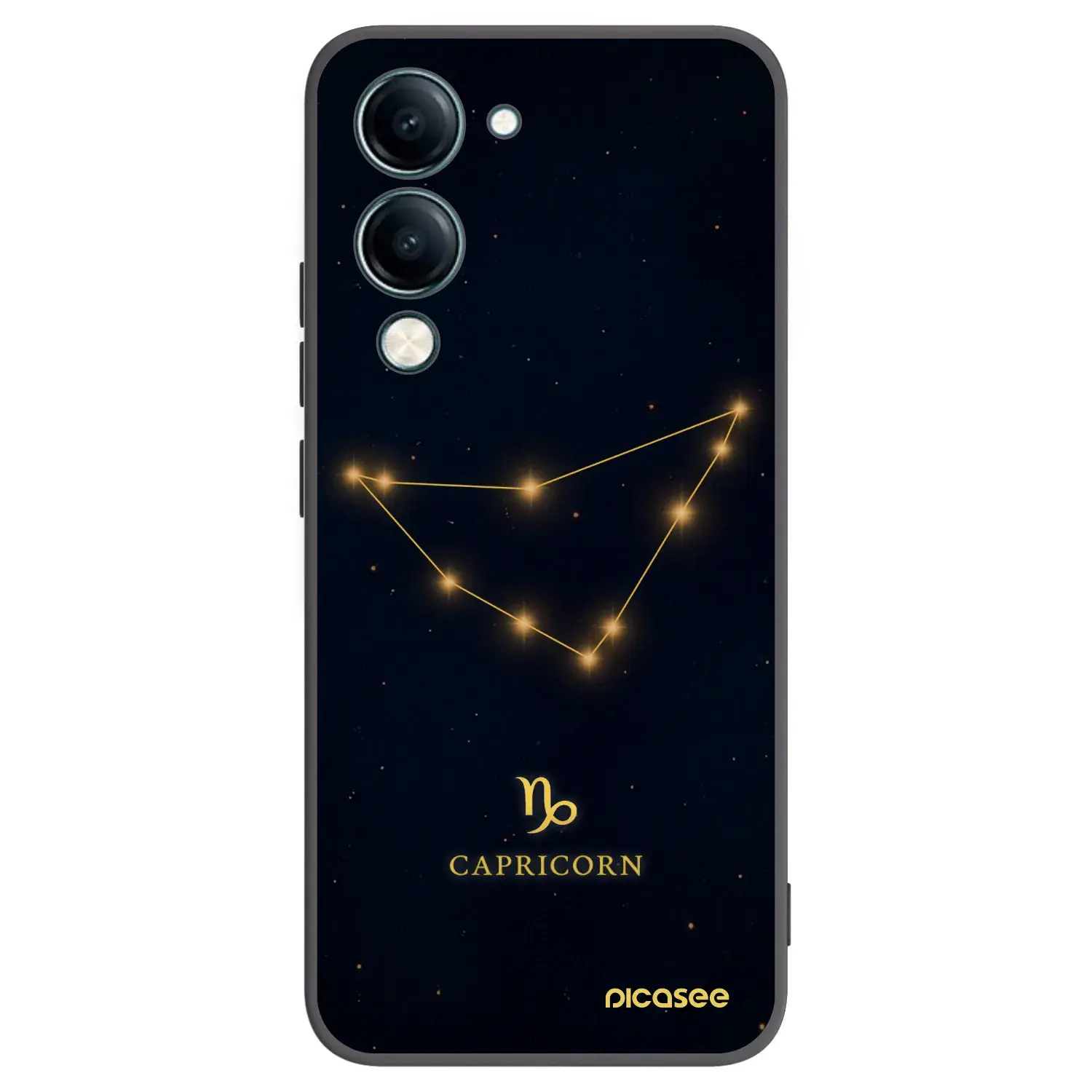 Silikonový černý obal pro Vivo Y29s 5G - CAPRICORN