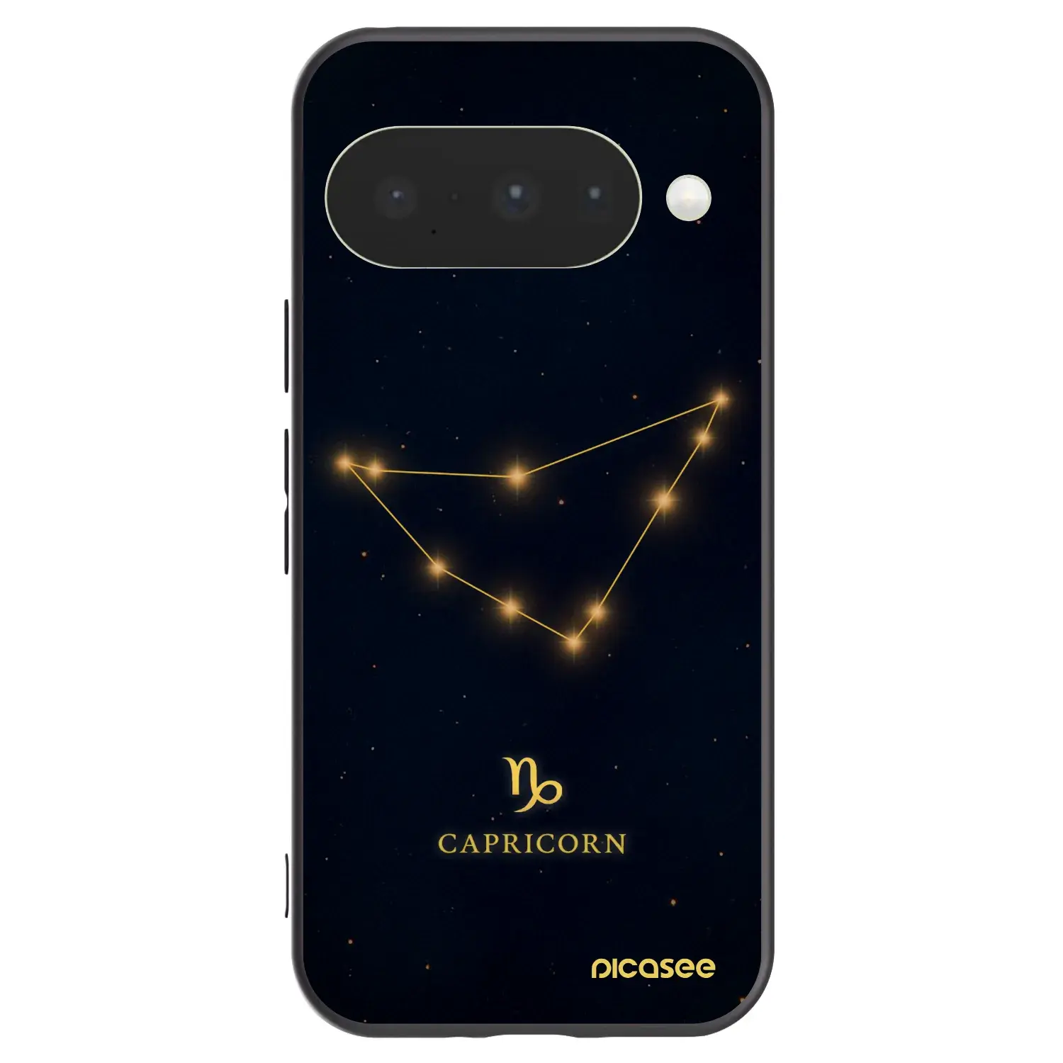 Silikonový černý obal pro Google Pixel 10 - CAPRICORN