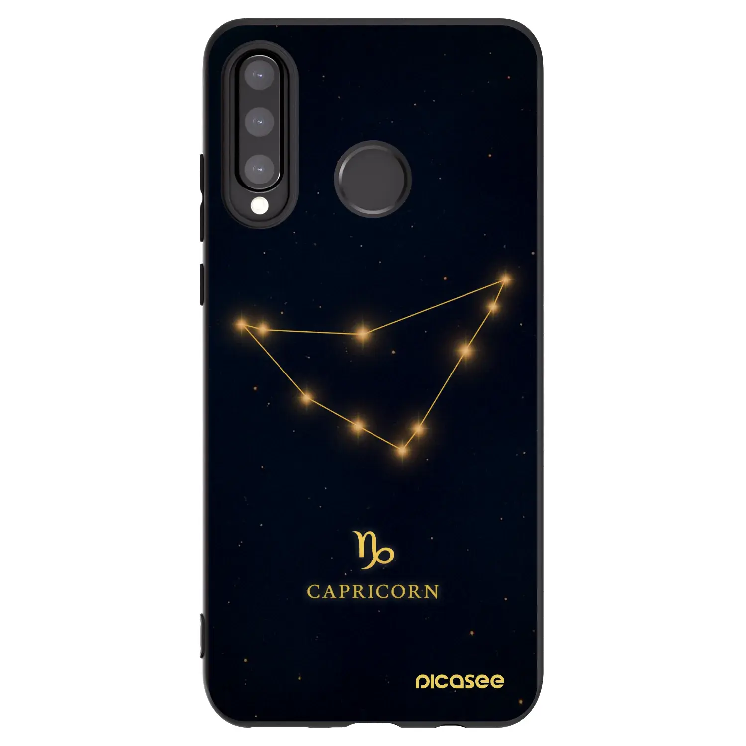 Silikonový černý obal pro Huawei P30 Lite - CAPRICORN