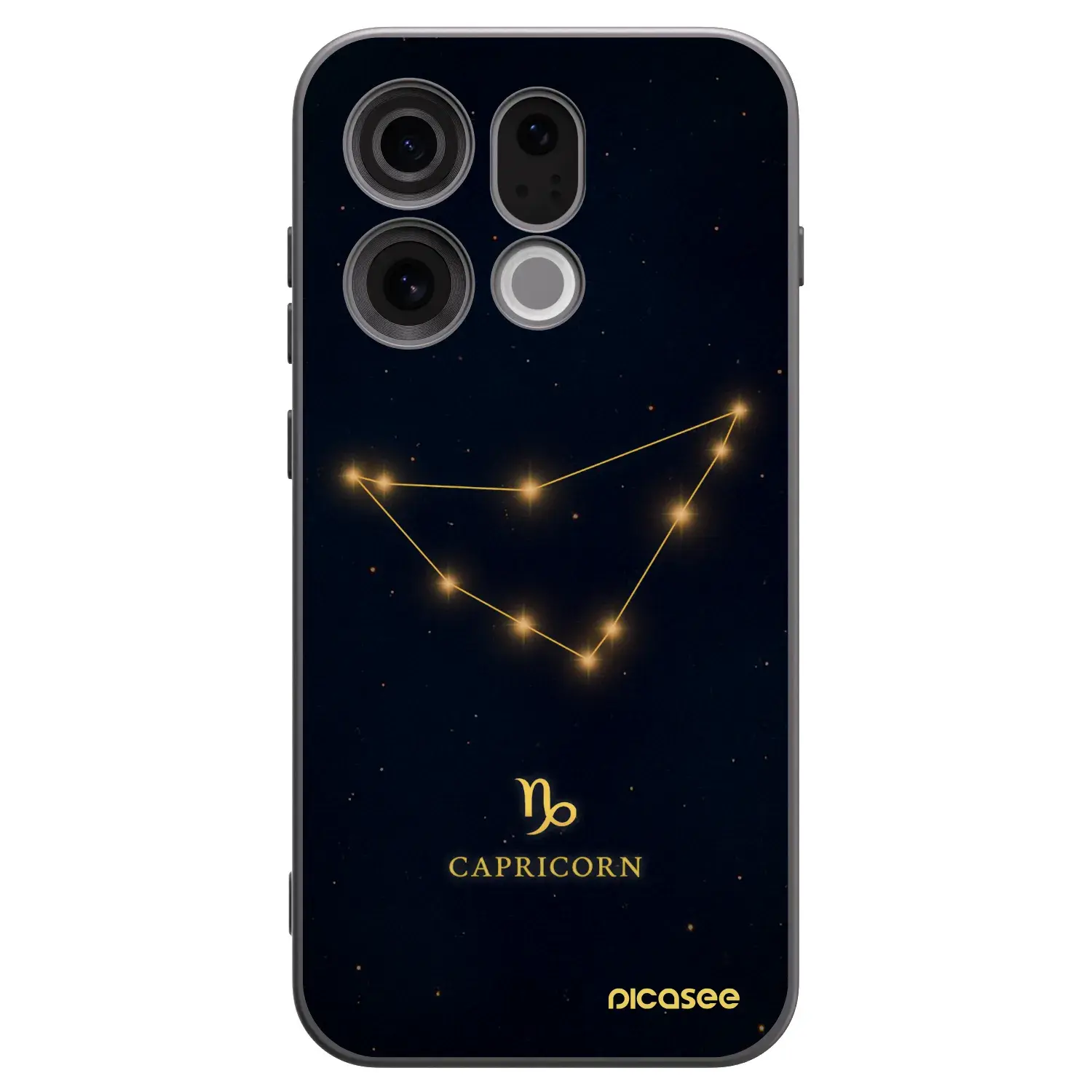 Silikonový černý obal pro OPPO Find X9 - CAPRICORN