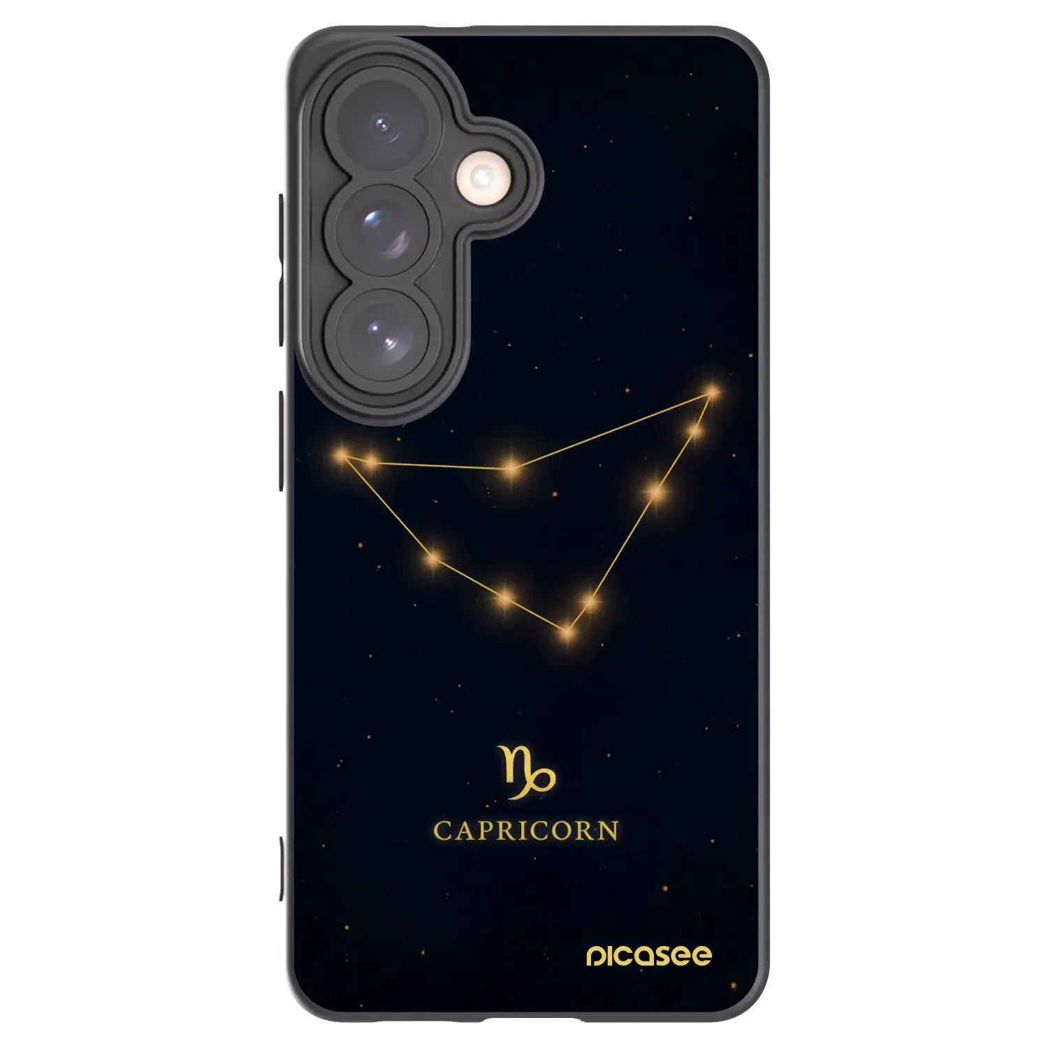 Silikonový černý obal pro Samsung Galaxy S26 - CAPRICORN