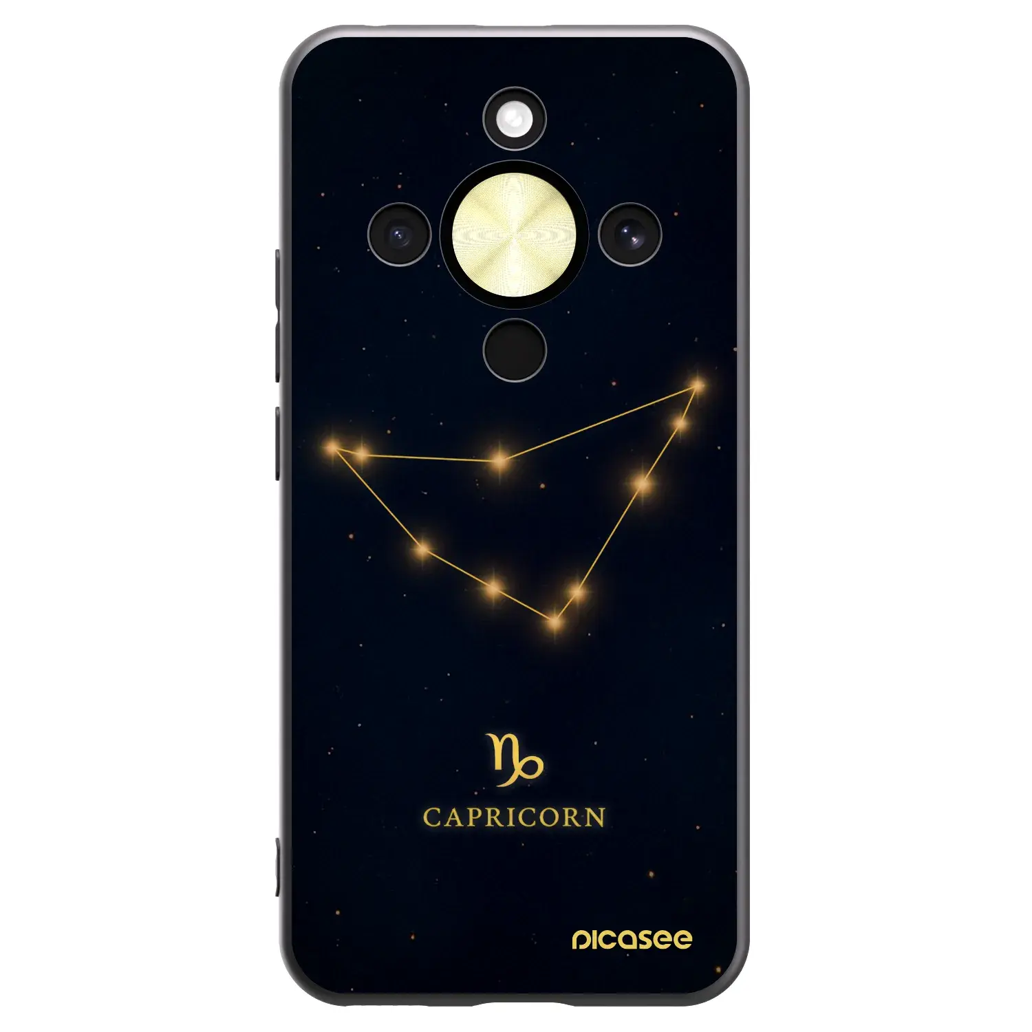 Silikonový černý obal pro Honor Magic8 Lite 5G - CAPRICORN