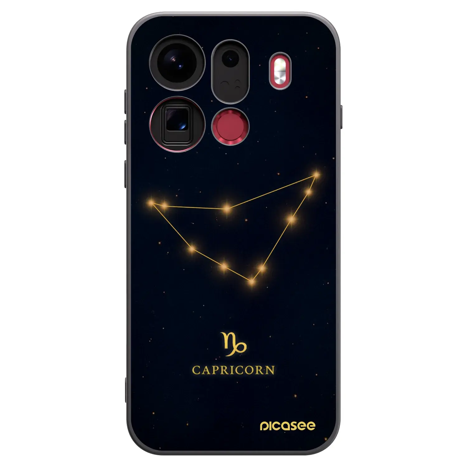Silikonový černý obal pro OPPO Find X9 Pro - CAPRICORN