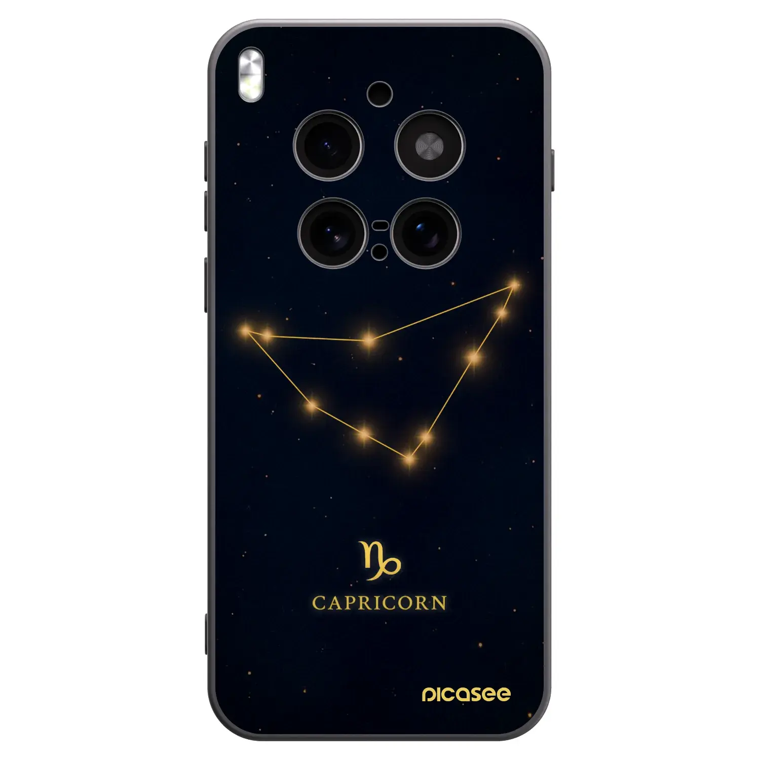 Silikonový černý obal pro Vivo X300 Pro - CAPRICORN