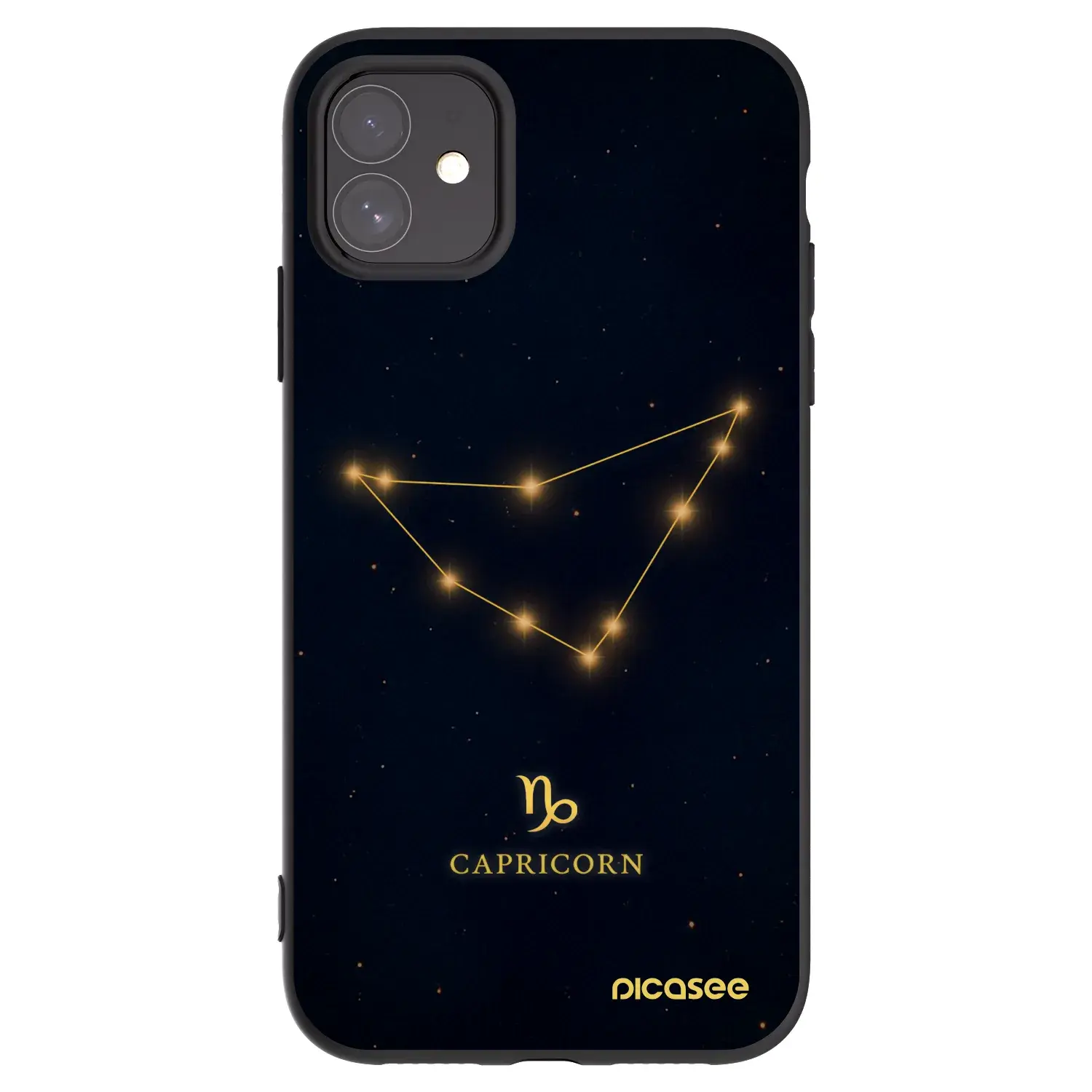 Silikonový černý obal pro Apple iPhone 11 - CAPRICORN