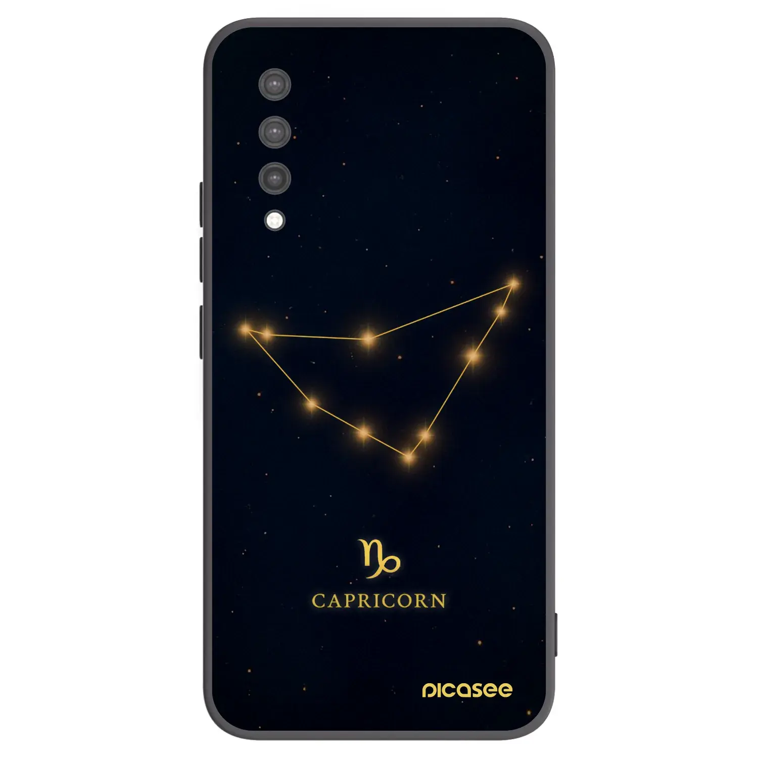 Silikonový černý obal pro Xiaomi Mi 9 Lite - CAPRICORN
