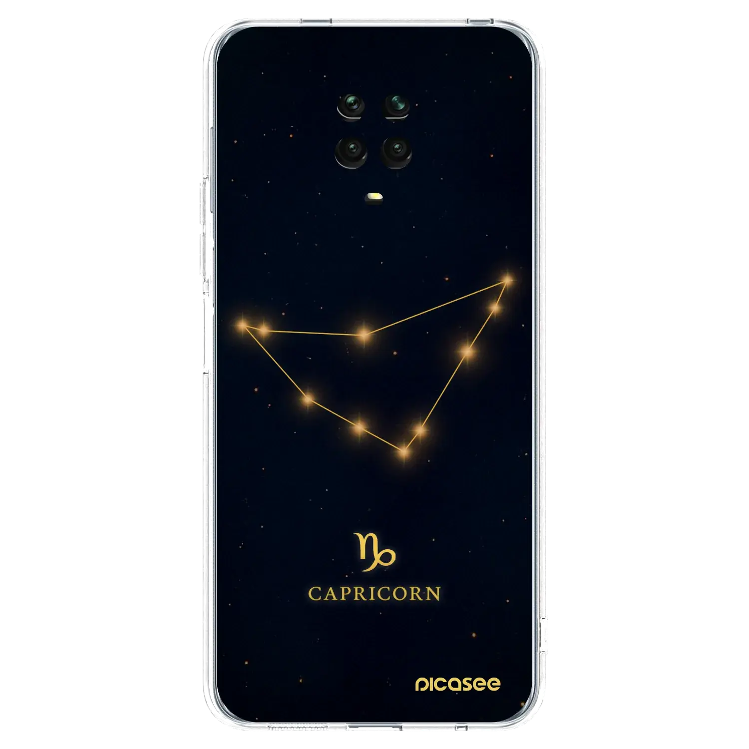 Silikonový průhledný obal pro Xiaomi Redmi Note 9 Pro - CAPRICORN